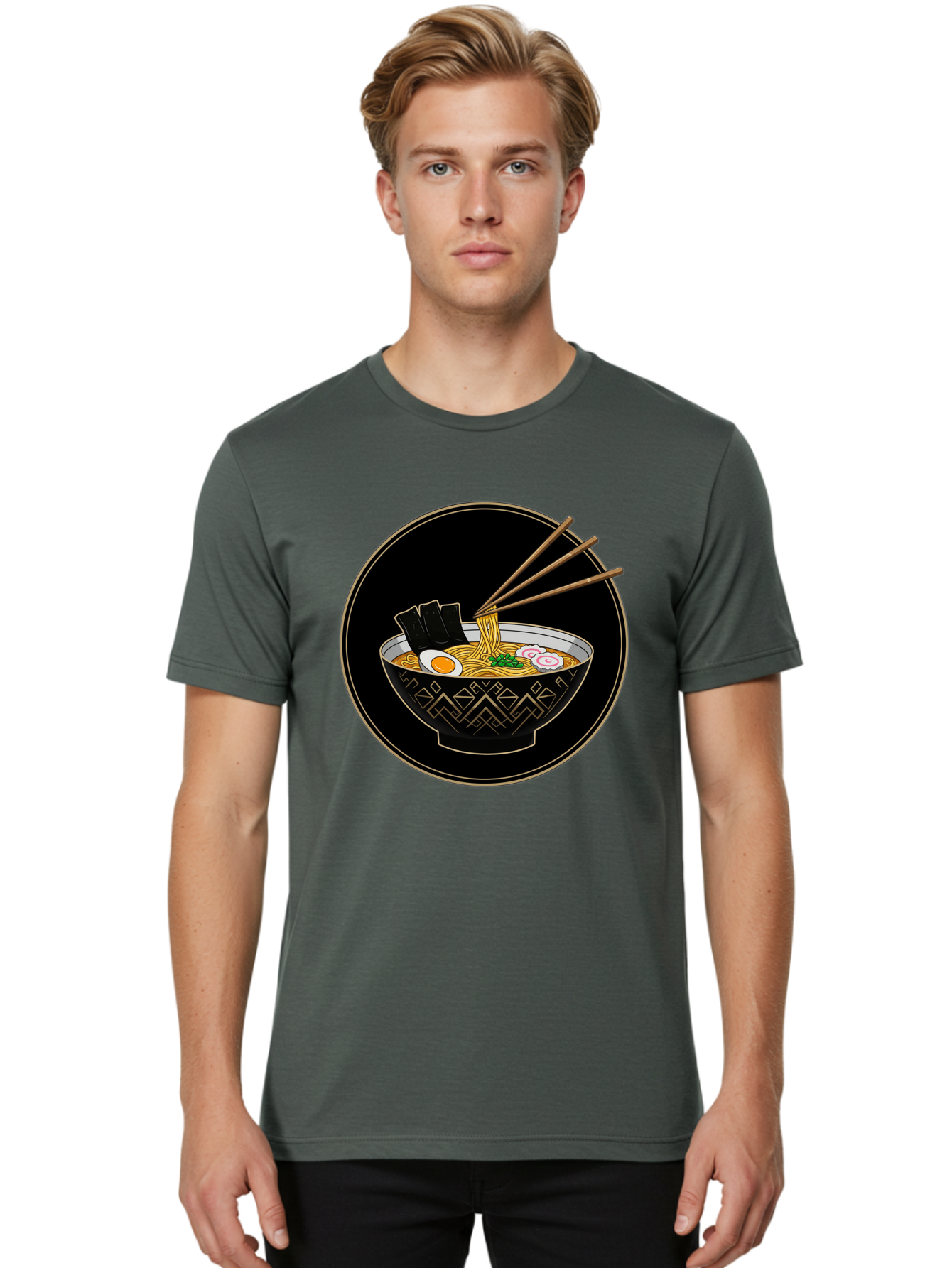 Ramen-Noodles Men'S Graphic Tee, 100% Cotton, Comfortable Casual Summer Wear, Machine Washable, Vintage Camera, Old Camera, Antique Camera, Black Camera, Classic Photography, Photography Equipment, Nostalgic Device, Film Camera, Camera Art Bal212