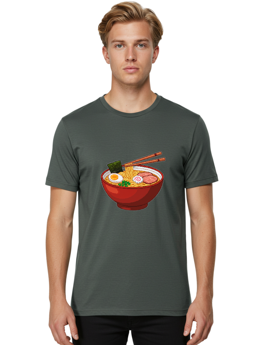 Ramen Men'S Graphic Tee, 100% Cotton, Comfortable Casual Summer Wear, Machine Washable, Vintage Camera, Old Camera, Antique Camera, Black Camera, Classic Photography, Photography Equipment, Nostalgic Device, Film Camera, Camera Art Bal213