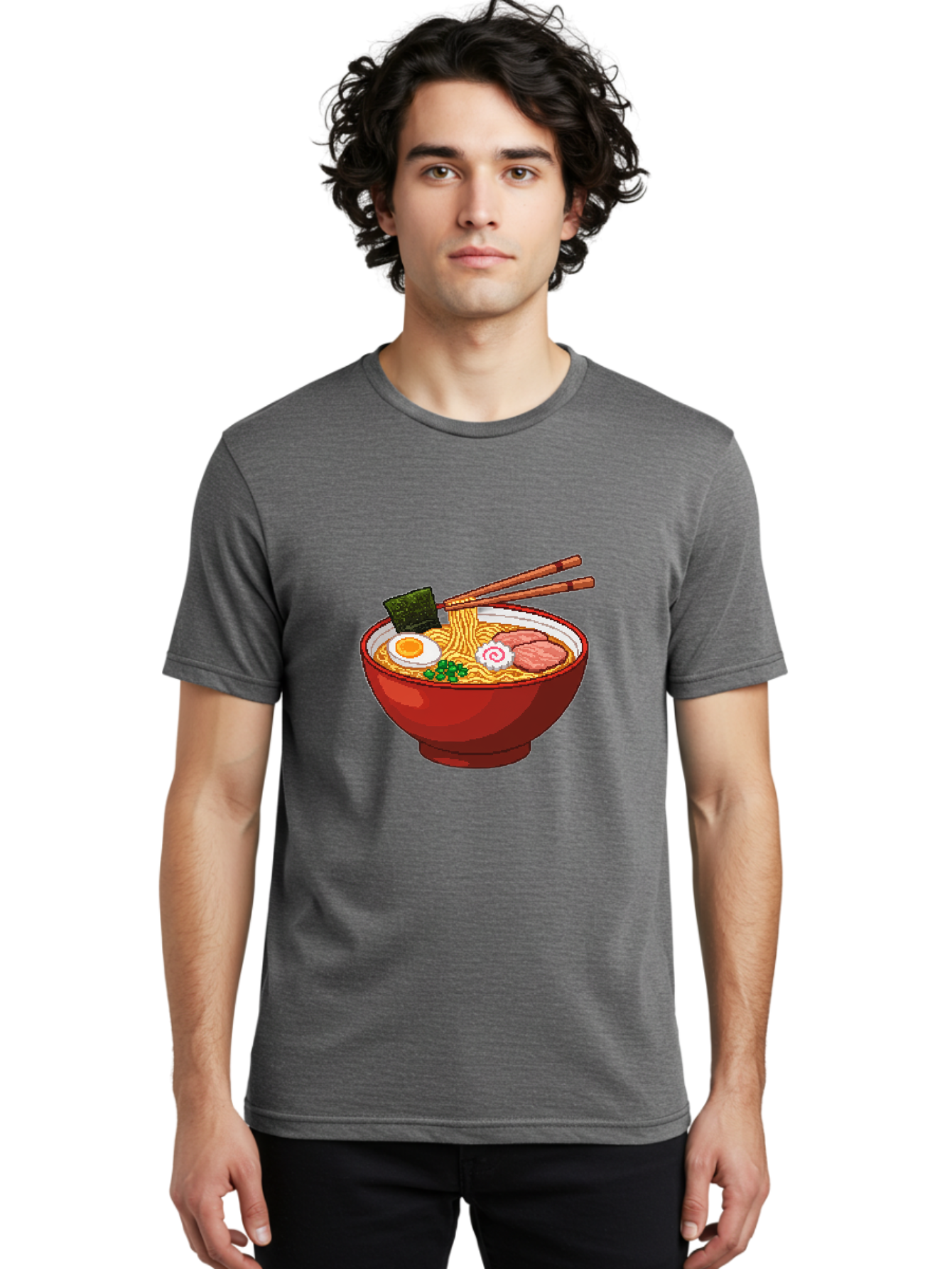 Ramen Men'S Graphic Tee, 100% Cotton, Comfortable Casual Summer Wear, Machine Washable, Vintage Camera, Old Camera, Antique Camera, Black Camera, Classic Photography, Photography Equipment, Nostalgic Device, Film Camera, Camera Art Bal213