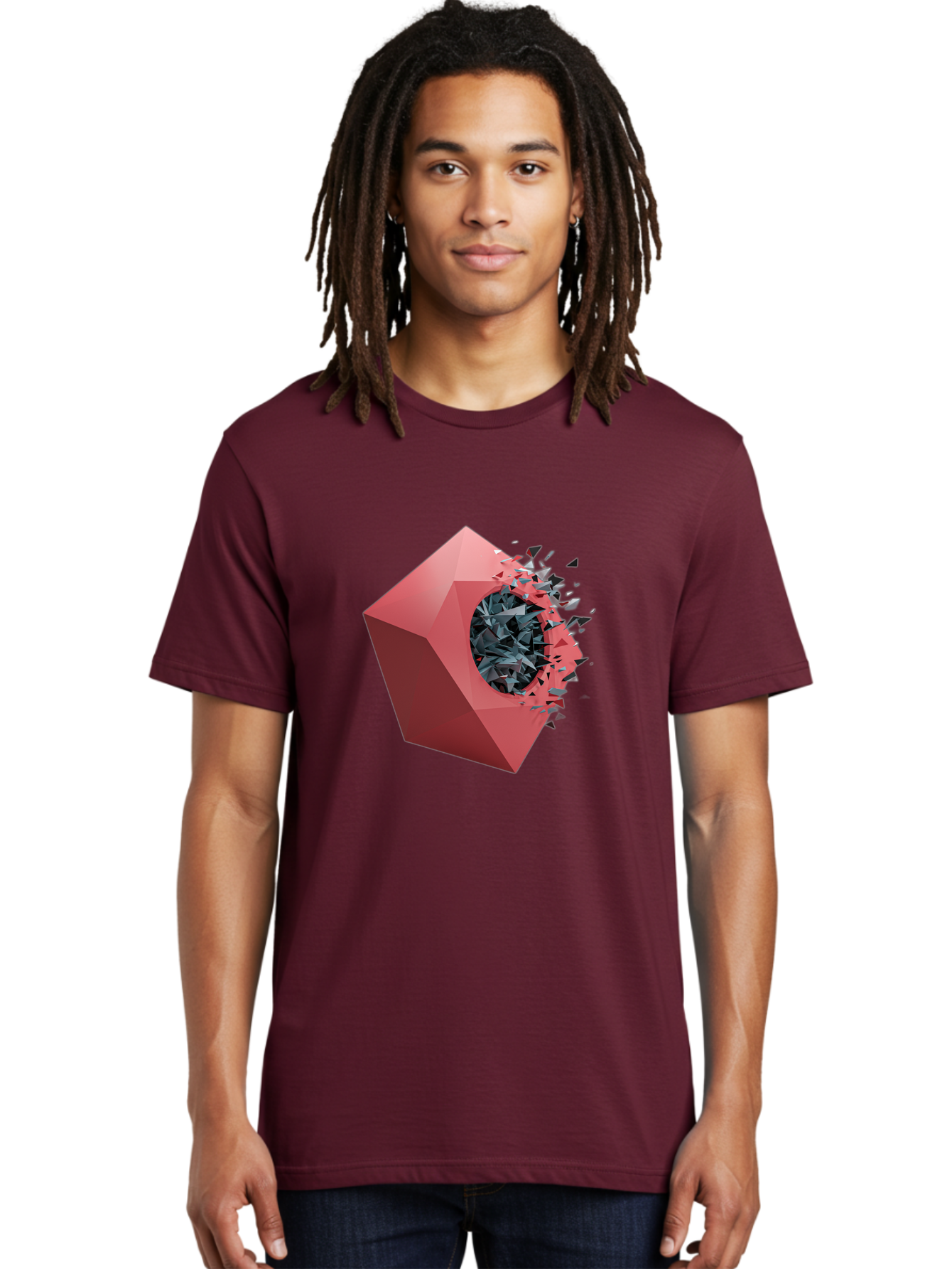 Red-Box-Shattering Men'S Graphic Tee, 100% Cotton, Comfortable Casual Summer Wear, Machine Washable, Vintage Camera, Old Camera, Antique Camera, Black Camera, Classic Photography, Photography Equipment, Nostalgic Device, Film Camera, Bal215