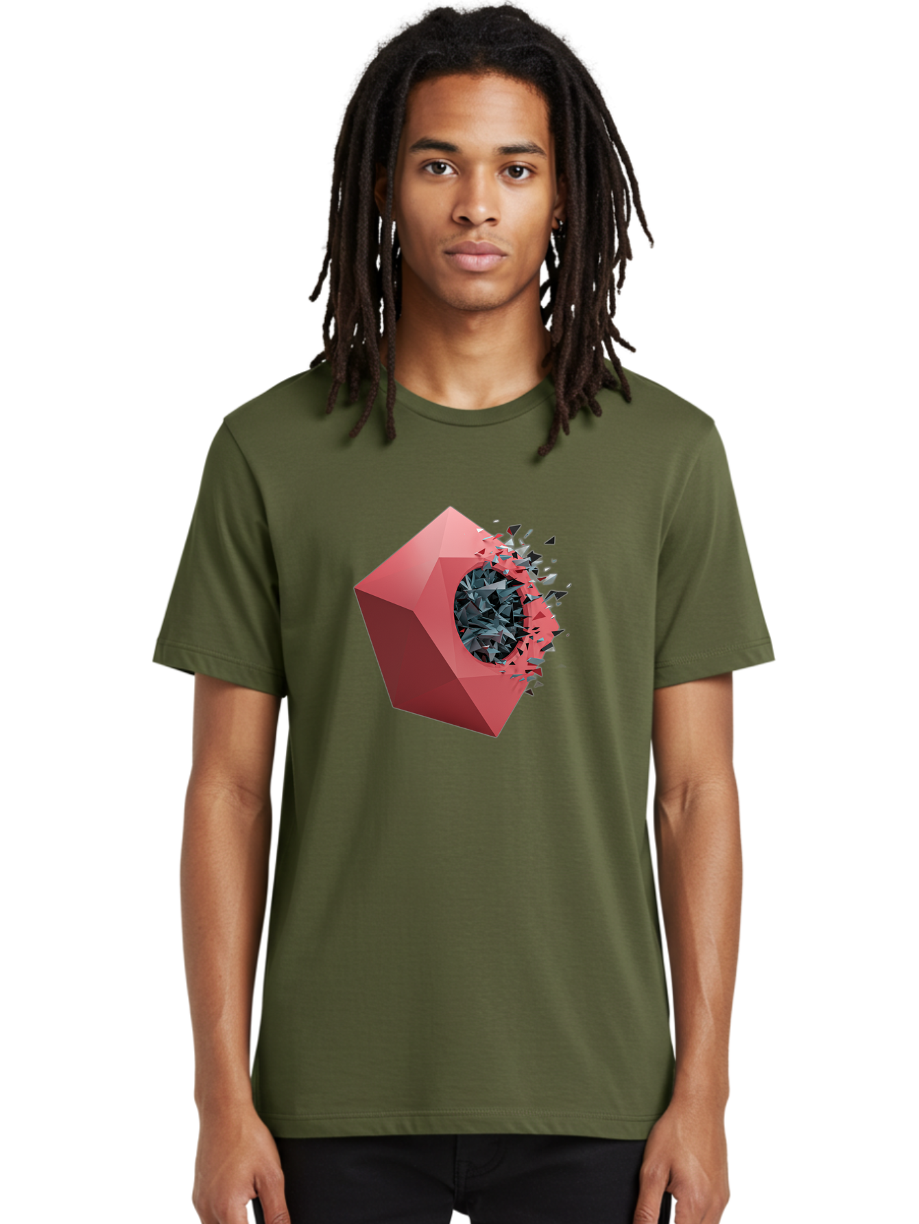 Red-Box-Shattering Men'S Graphic Tee, 100% Cotton, Comfortable Casual Summer Wear, Machine Washable, Vintage Camera, Old Camera, Antique Camera, Black Camera, Classic Photography, Photography Equipment, Nostalgic Device, Film Camera, Bal215