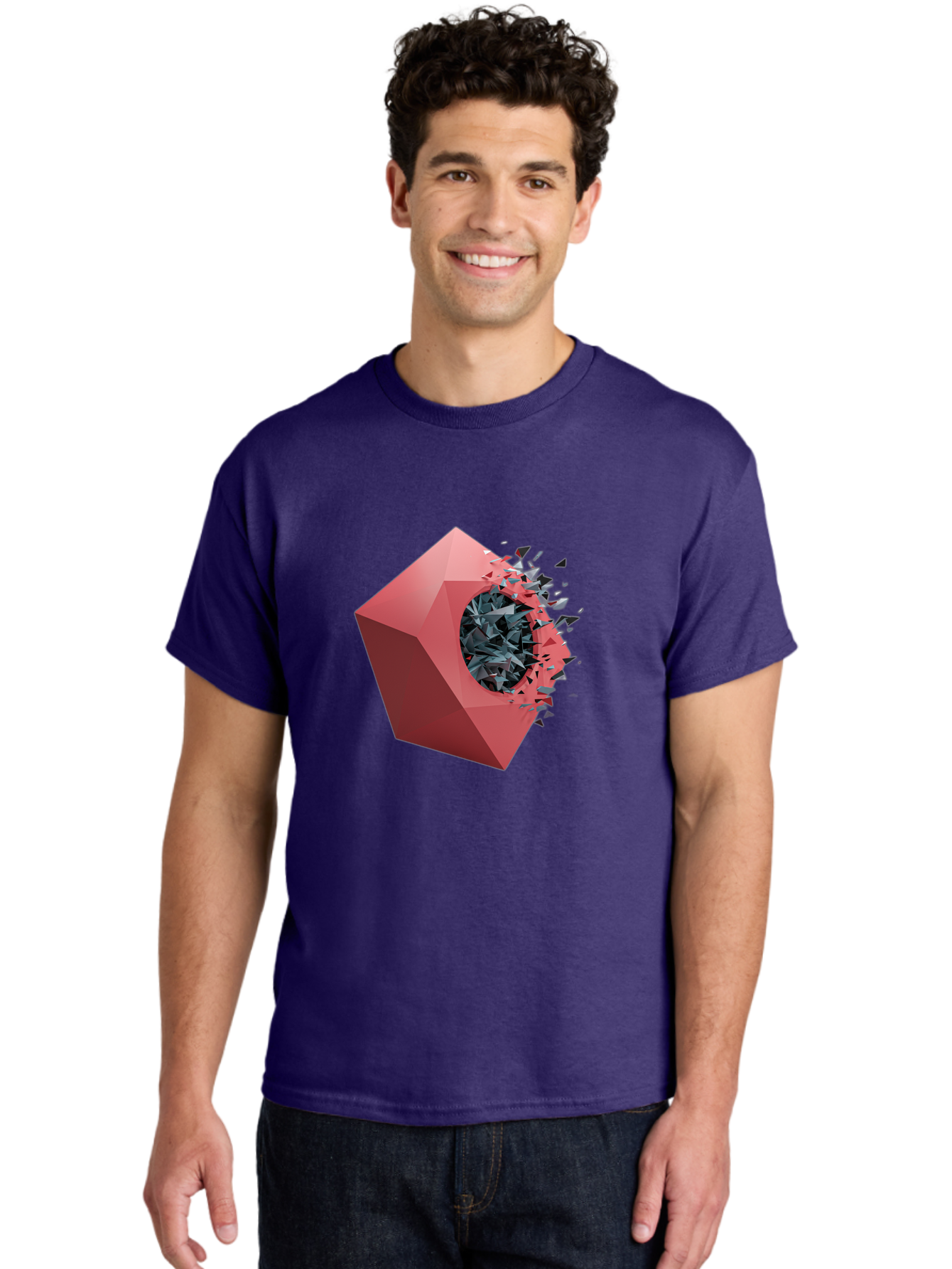 Red-Box-Shattering Men'S Graphic Tee, 100% Cotton, Comfortable Casual Summer Wear, Machine Washable, Vintage Camera, Old Camera, Antique Camera, Black Camera, Classic Photography, Photography Equipment, Nostalgic Device, Film Camera, Bal215