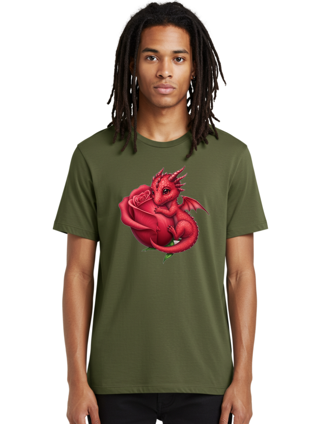 Red-Dragon-With-Rose Men'S Graphic Tee, 100% Cotton, Comfortable Casual Summer Wear, Machine Washable, Vintage Camera, Old Camera, Antique Camera, Black Camera, Classic Photography, Photography Equipment, Nostalgic Device, Film Camera, Bal216