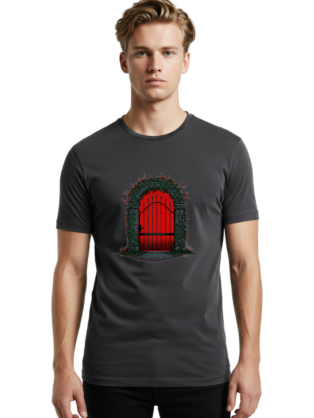 Red-Gate Men'S Graphic Tee, 100% Cotton, Comfortable Casual Summer Wear, Machine Washable, Vintage Camera, Old Camera, Antique Camera, Black Camera, Classic Photography, Photography Equipment, Nostalgic Device, Film Camera, Camera Art Bal218
