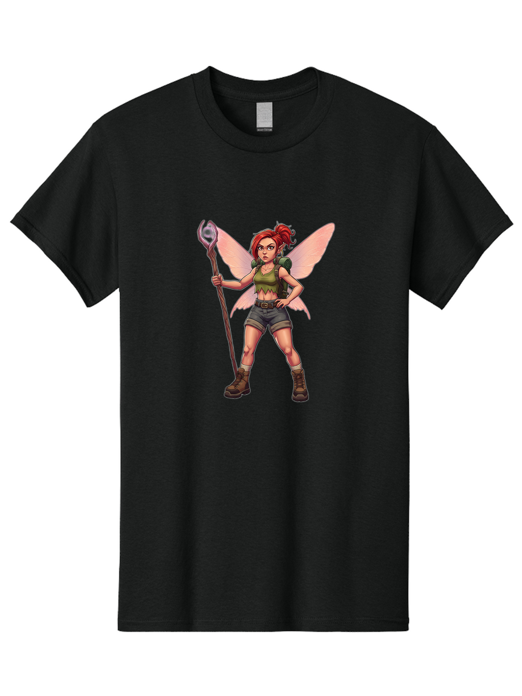 Red-Haired-Fairy Men'S Graphic Tee, 100% Cotton, Comfortable Casual Summer Wear, Machine Washable, Vintage Camera, Old Camera, Antique Camera, Black Camera, Classic Photography, Photography Equipment, Nostalgic Device, Film Camera, Camera Art Bal219