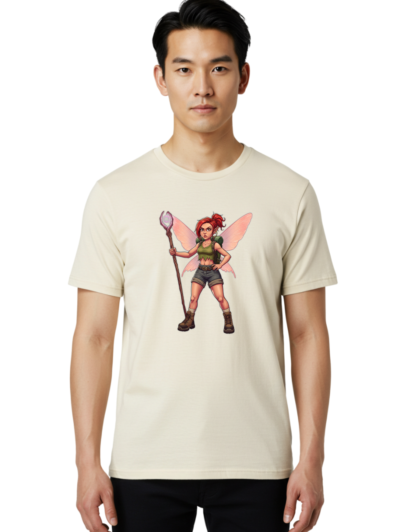 Red-Haired-Fairy Men'S Graphic Tee, 100% Cotton, Comfortable Casual Summer Wear, Machine Washable, Vintage Camera, Old Camera, Antique Camera, Black Camera, Classic Photography, Photography Equipment, Nostalgic Device, Film Camera, Camera Art Bal219
