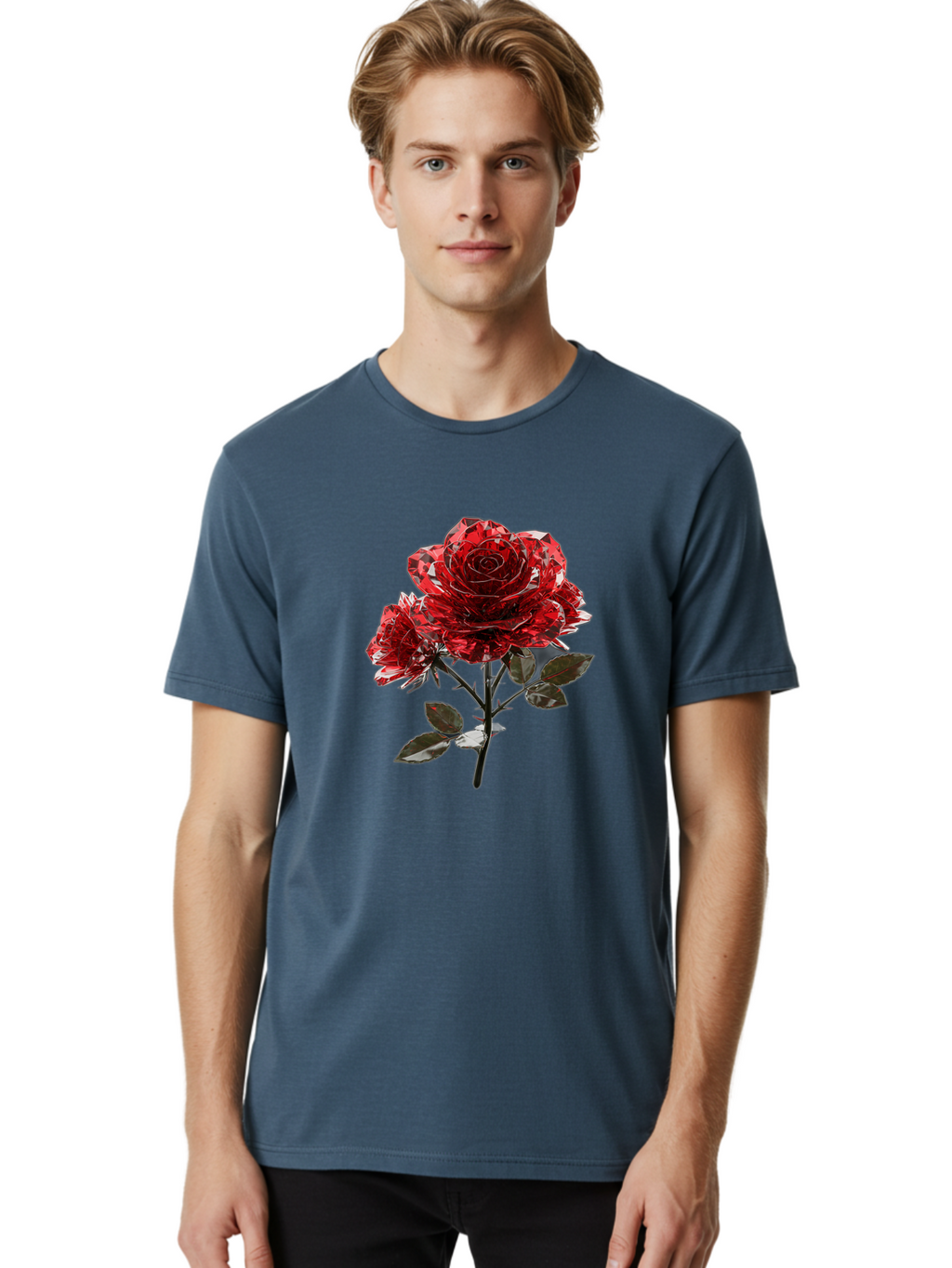 Red-Rose Men'S Graphic Tee, 100% Cotton, Comfortable Casual Summer Wear, Machine Washable, Vintage Camera, Old Camera, Antique Camera, Black Camera, Classic Photography, Photography Equipment, Nostalgic Device, Film Camera, Camera Art Bal223