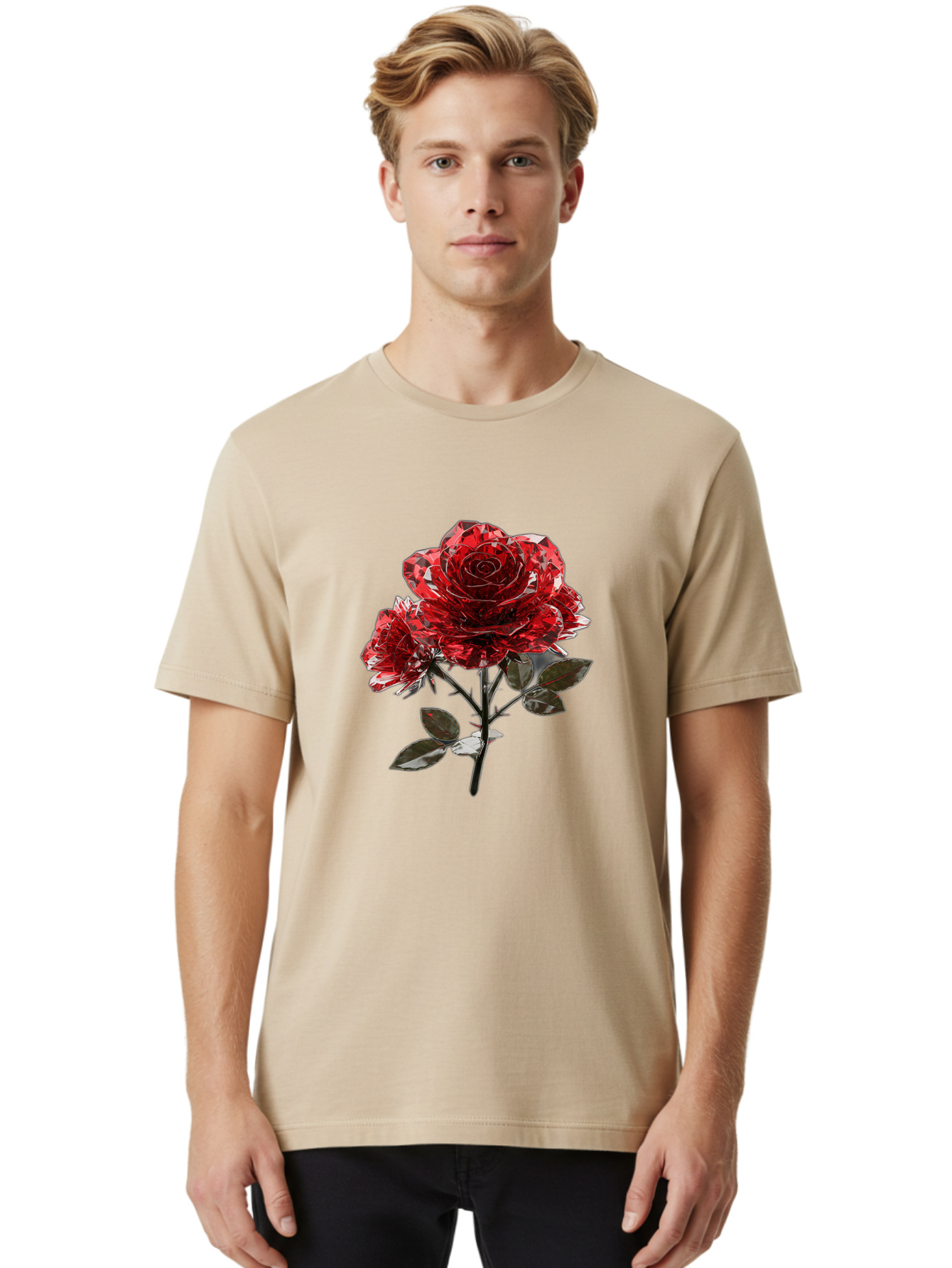 Red-Rose Men'S Graphic Tee, 100% Cotton, Comfortable Casual Summer Wear, Machine Washable, Vintage Camera, Old Camera, Antique Camera, Black Camera, Classic Photography, Photography Equipment, Nostalgic Device, Film Camera, Camera Art Bal223