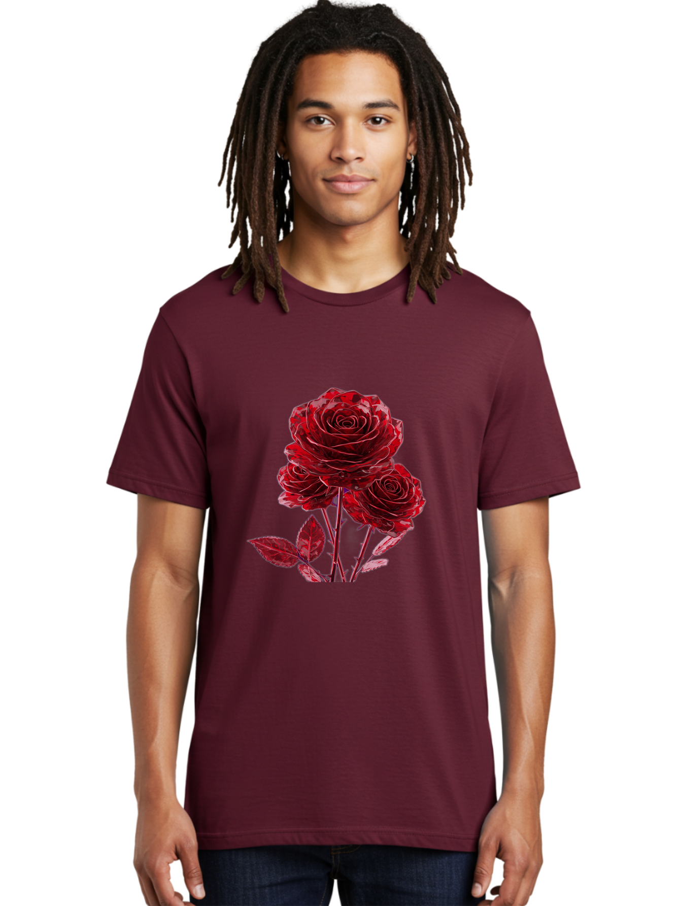 Red-Roses Men'S Graphic Tee, 100% Cotton, Comfortable Casual Summer Wear, Machine Washable, Vintage Camera, Old Camera, Antique Camera, Black Camera, Classic Photography, Photography Equipment, Nostalgic Device, Film Camera, Camera Art Bal225