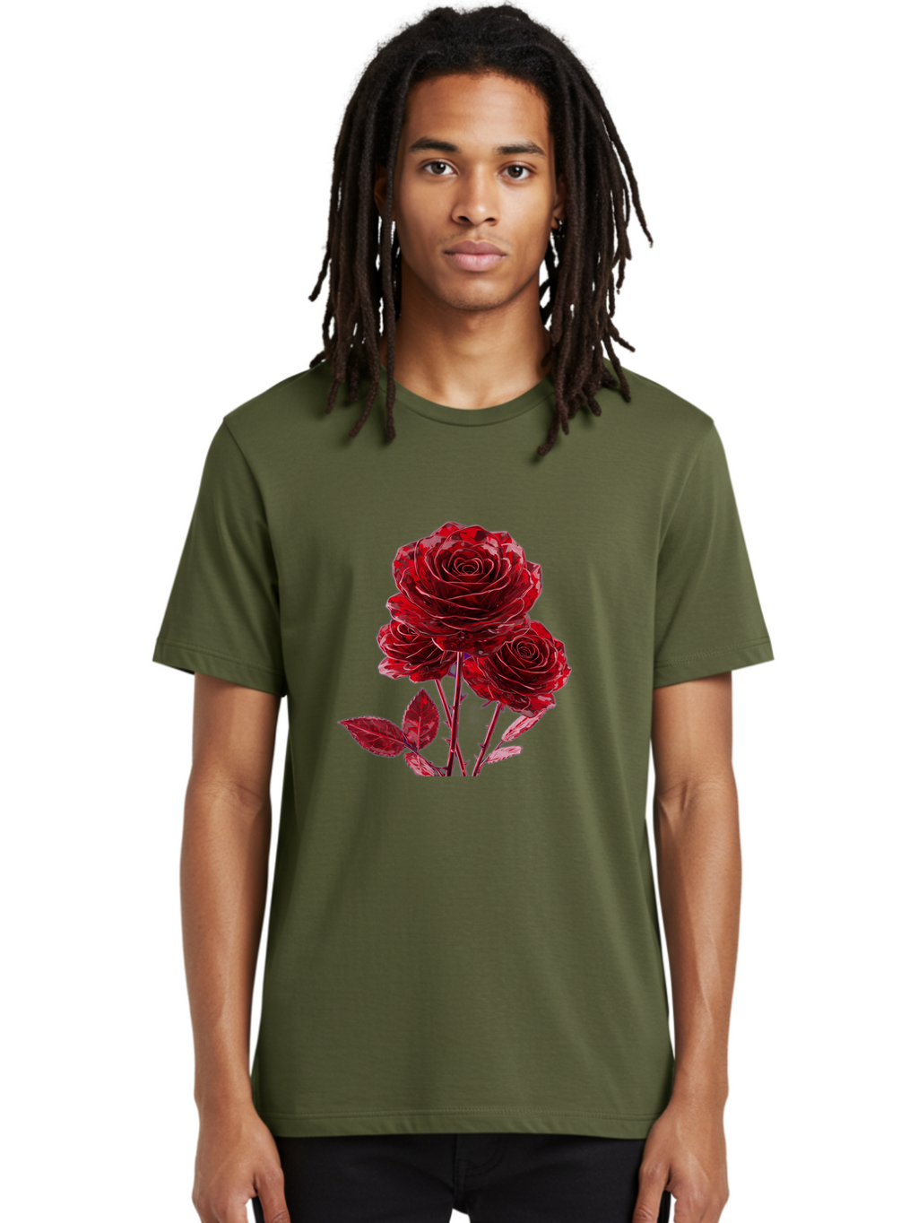 Red-Roses Men'S Graphic Tee, 100% Cotton, Comfortable Casual Summer Wear, Machine Washable, Vintage Camera, Old Camera, Antique Camera, Black Camera, Classic Photography, Photography Equipment, Nostalgic Device, Film Camera, Camera Art Bal225