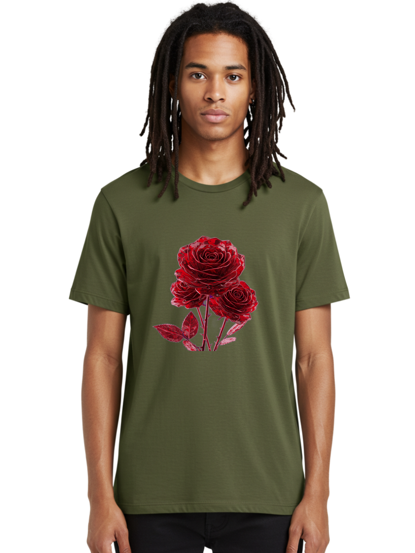 Red-Roses Men'S Graphic Tee, 100% Cotton, Comfortable Casual Summer Wear, Machine Washable, Vintage Camera, Old Camera, Antique Camera, Black Camera, Classic Photography, Photography Equipment, Nostalgic Device, Film Camera, Camera Art Bal225