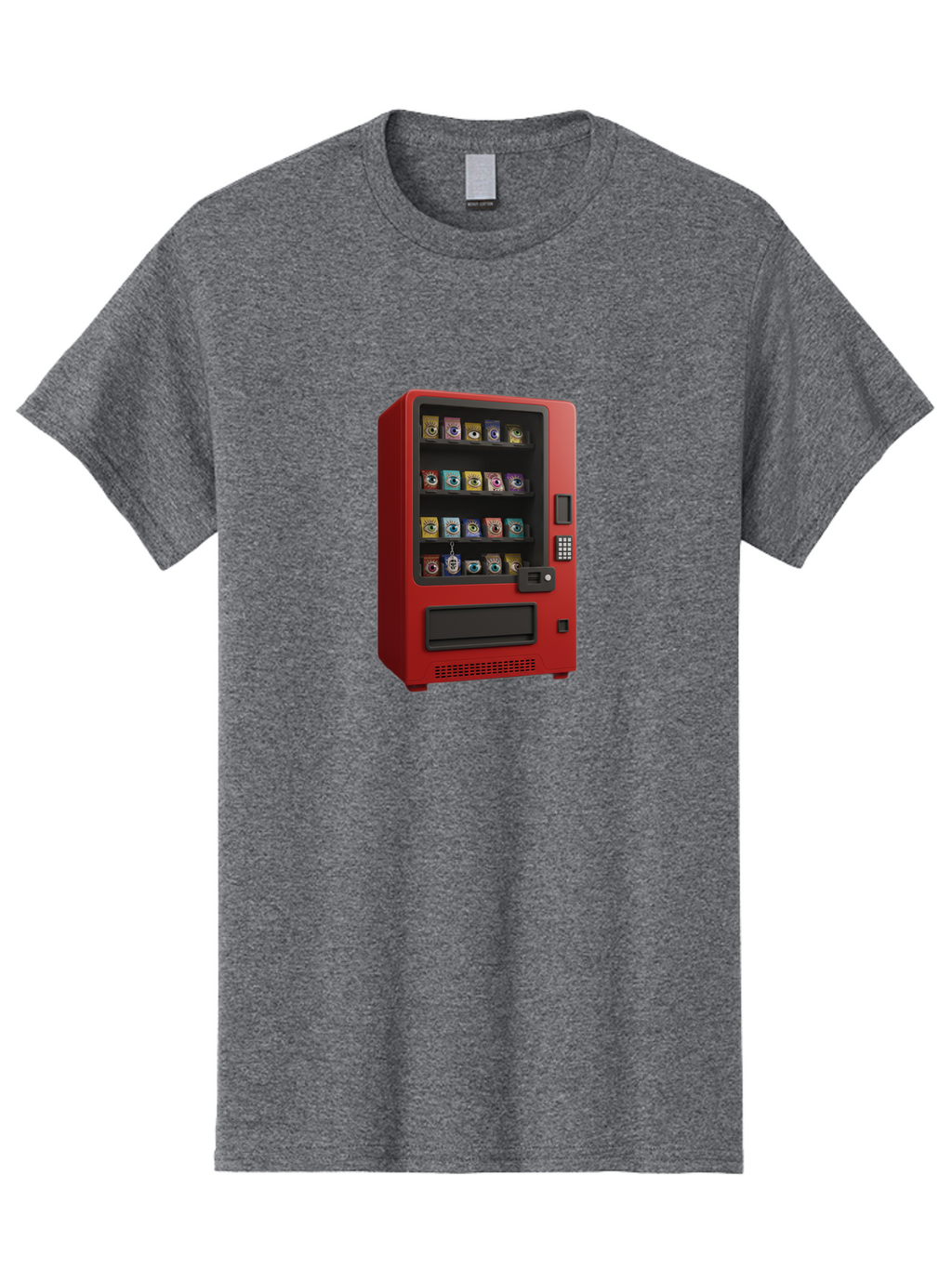Red-Vending-Machine Men'S Graphic Tee, 100% Cotton, Comfortable Casual Summer Wear, Machine Washable, Vintage Camera, Old Camera, Antique Camera, Black Camera, Classic Photography, Photography Equipment, Nostalgic Device, Film Camera, Bal227