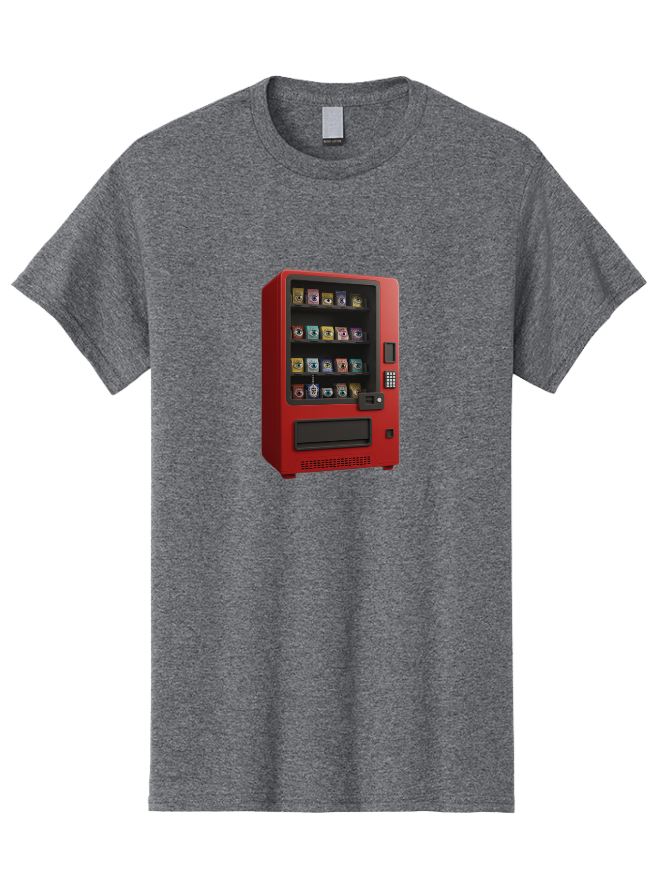 Red-Vending-Machine Men'S Graphic Tee, 100% Cotton, Comfortable Casual Summer Wear, Machine Washable, Vintage Camera, Old Camera, Antique Camera, Black Camera, Classic Photography, Photography Equipment, Nostalgic Device, Film Camera, Bal227