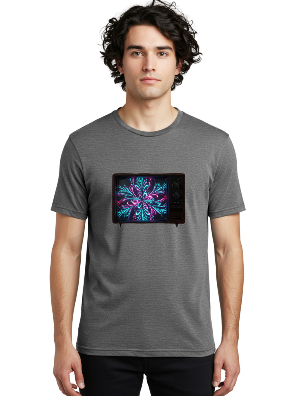 Retro-Tv Men'S Graphic Tee, 100% Cotton, Comfortable Casual Summer Wear, Machine Washable, Vintage Camera, Old Camera, Antique Camera, Black Camera, Classic Photography, Photography Equipment, Nostalgic Device, Film Camera, Camera Art Bal230