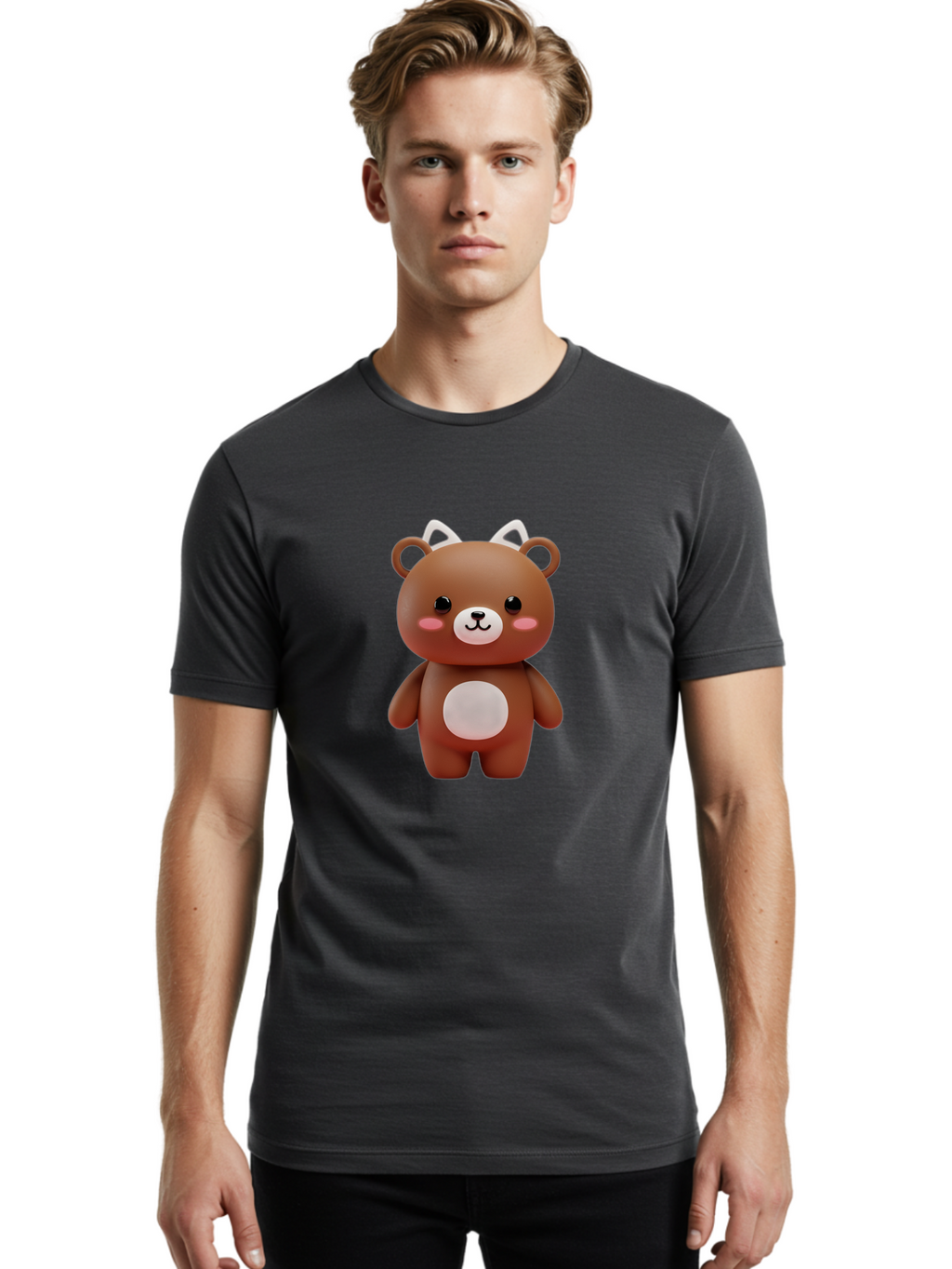 Rilakkuma Men'S Graphic Tee, 100% Cotton, Comfortable Casual Summer Wear, Machine Washable, Vintage Camera, Old Camera, Antique Camera, Black Camera, Classic Photography, Photography Equipment, Nostalgic Device, Film Camera, Camera Art Bal231