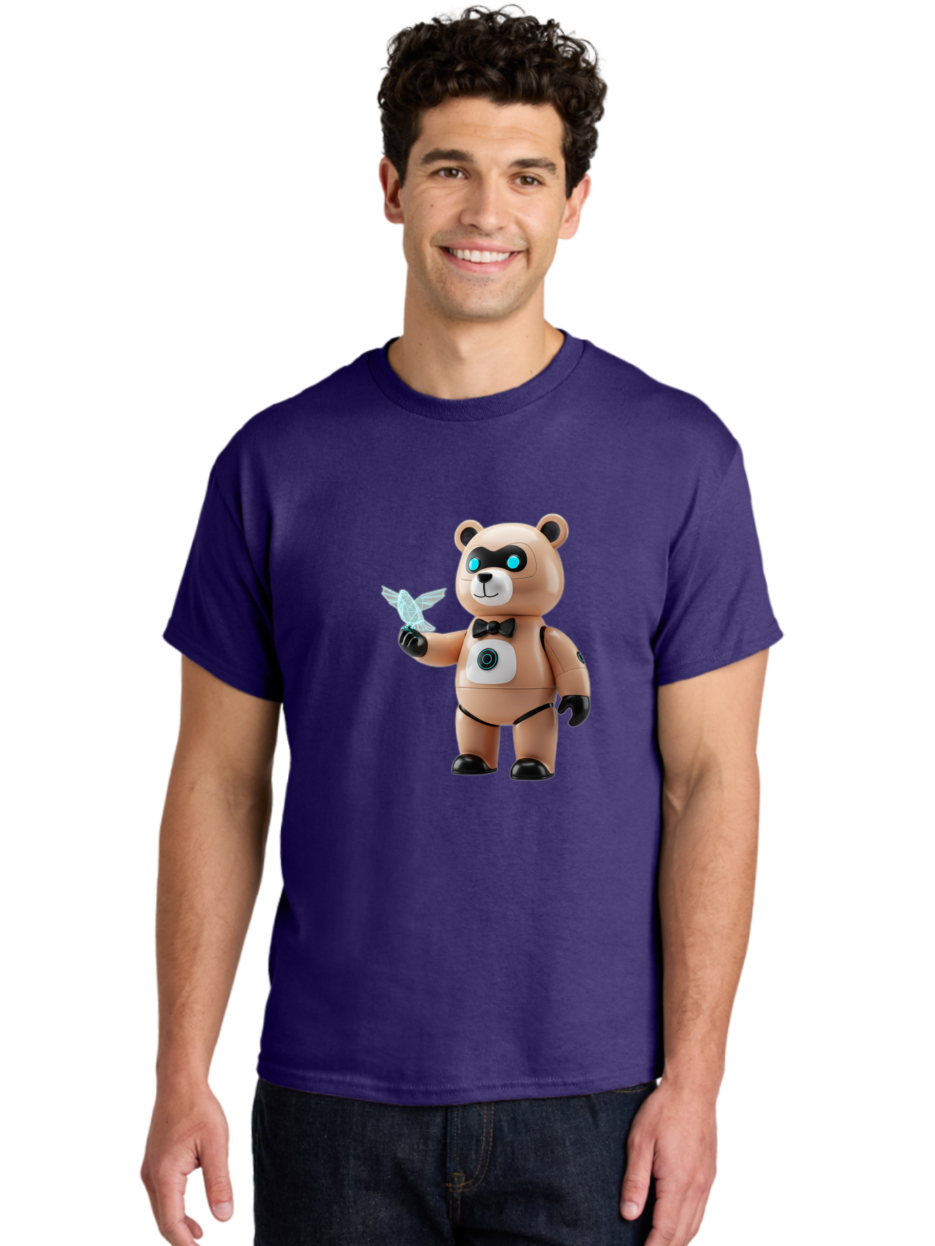 Robear Men'S Graphic Tee, 100% Cotton, Comfortable Casual Summer Wear, Machine Washable, Vintage Camera, Old Camera, Antique Camera, Black Camera, Classic Photography, Photography Equipment, Nostalgic Device, Film Camera, Camera Art Bal232