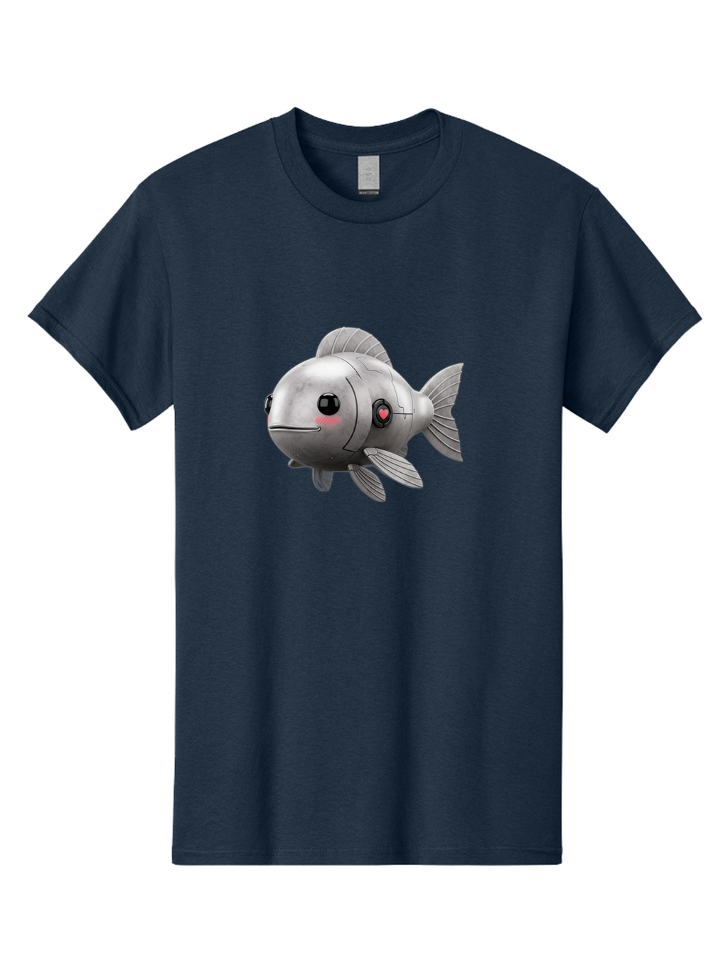 Robo-Fish-1 Men'S Graphic Tee, 100% Cotton, Comfortable Casual Summer Wear, Machine Washable, Vintage Camera, Old Camera, Antique Camera, Black Camera, Classic Photography, Photography Equipment, Nostalgic Device, Film Camera, Camera Art Bal233