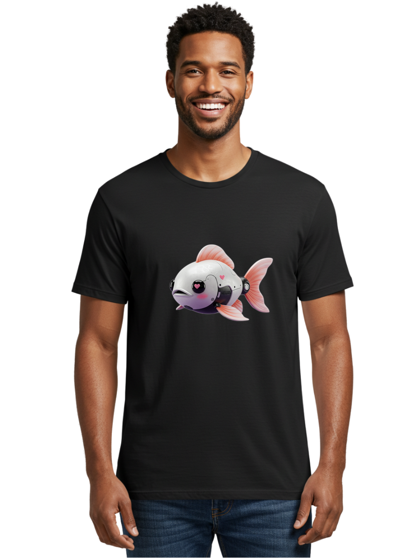 Robo-Fish Men'S Graphic Tee, 100% Cotton, Comfortable Casual Summer Wear, Machine Washable, Vintage Camera, Old Camera, Antique Camera, Black Camera, Classic Photography, Photography Equipment, Nostalgic Device, Film Camera, Camera Art Bal236