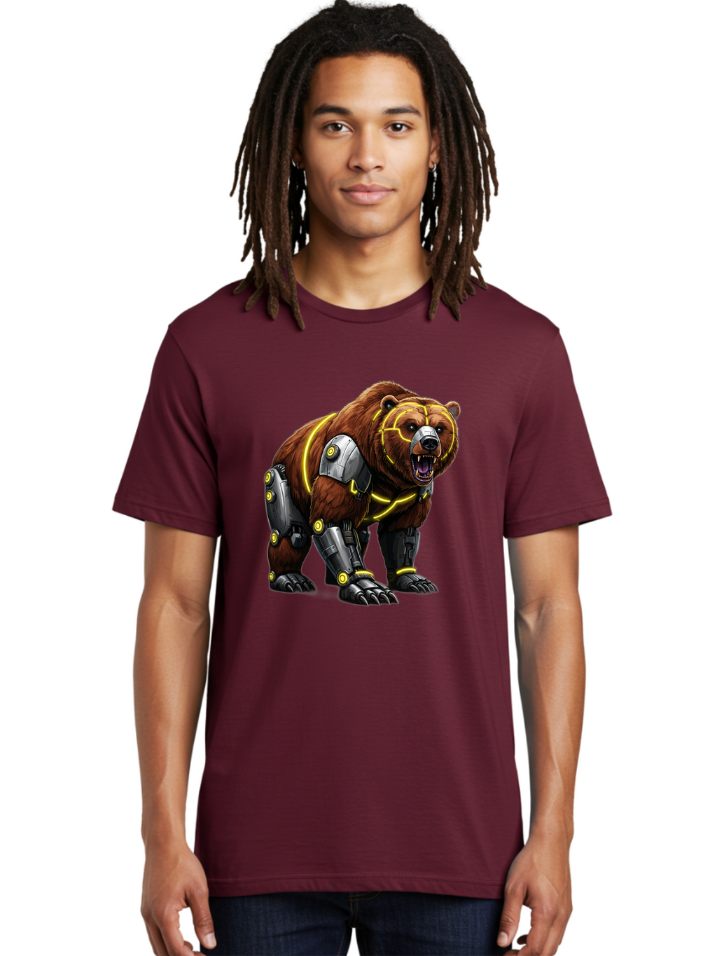 Robo-Grizzly Men'S Graphic Tee, 100% Cotton, Comfortable Casual Summer Wear, Machine Washable, Vintage Camera, Old Camera, Antique Camera, Black Camera, Classic Photography, Photography Equipment, Nostalgic Device, Film Camera, Camera Art Bal237