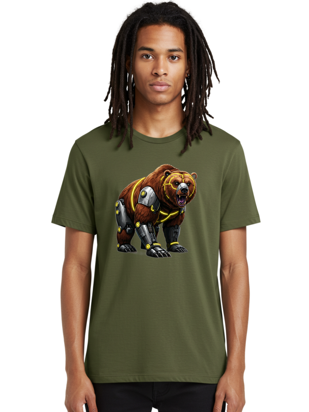 Robo-Grizzly Men'S Graphic Tee, 100% Cotton, Comfortable Casual Summer Wear, Machine Washable, Vintage Camera, Old Camera, Antique Camera, Black Camera, Classic Photography, Photography Equipment, Nostalgic Device, Film Camera, Camera Art Bal237