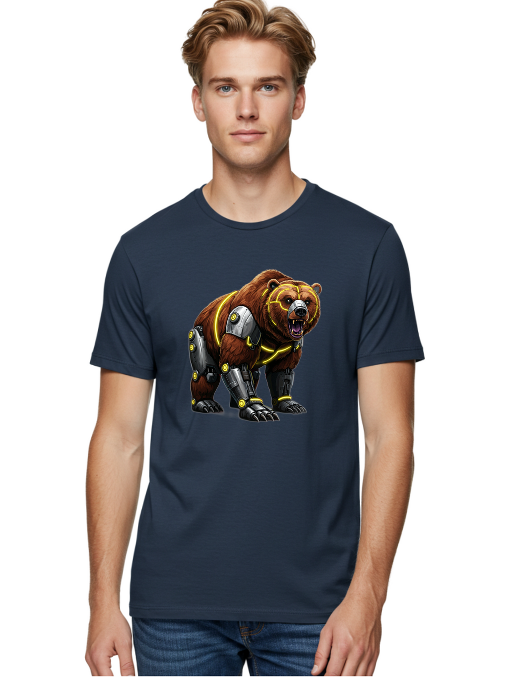 Robo-Grizzly Men'S Graphic Tee, 100% Cotton, Comfortable Casual Summer Wear, Machine Washable, Vintage Camera, Old Camera, Antique Camera, Black Camera, Classic Photography, Photography Equipment, Nostalgic Device, Film Camera, Camera Art Bal237