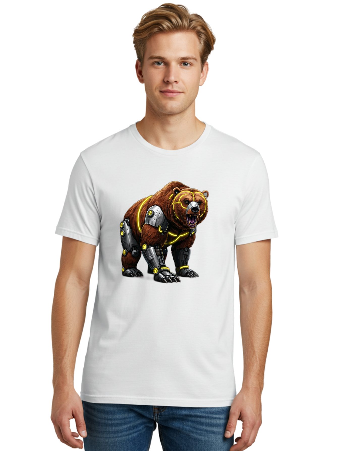 Robo-Grizzly Men'S Graphic Tee, 100% Cotton, Comfortable Casual Summer Wear, Machine Washable, Vintage Camera, Old Camera, Antique Camera, Black Camera, Classic Photography, Photography Equipment, Nostalgic Device, Film Camera, Camera Art Bal237