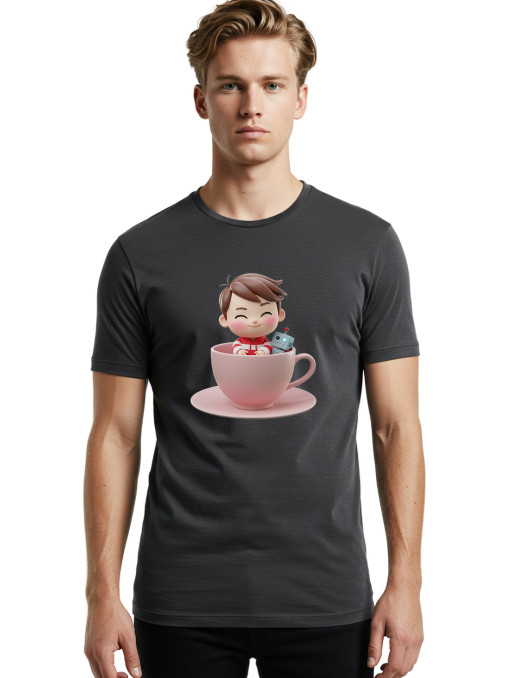 Robo-Ray Men'S Graphic Tee, 100% Cotton, Comfortable Casual Summer Wear, Machine Washable, Vintage Camera, Old Camera, Antique Camera, Black Camera, Classic Photography, Photography Equipment, Nostalgic Device, Film Camera, Camera Art Bal239