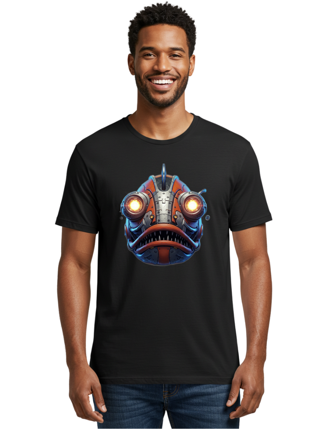 Robo-Shark Men'S Graphic Tee, 100% Cotton, Comfortable Casual Summer Wear, Machine Washable, Vintage Camera, Old Camera, Antique Camera, Black Camera, Classic Photography, Photography Equipment, Nostalgic Device, Film Camera, Camera Art Bal240