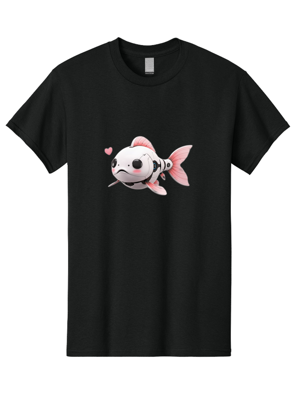 Robot-Fish-1 Men'S Graphic Tee, 100% Cotton, Comfortable Casual Summer Wear, Machine Washable, Vintage Camera, Old Camera, Antique Camera, Black Camera, Classic Photography, Photography Equipment, Nostalgic Device, Film Camera, Camera Art Bal244