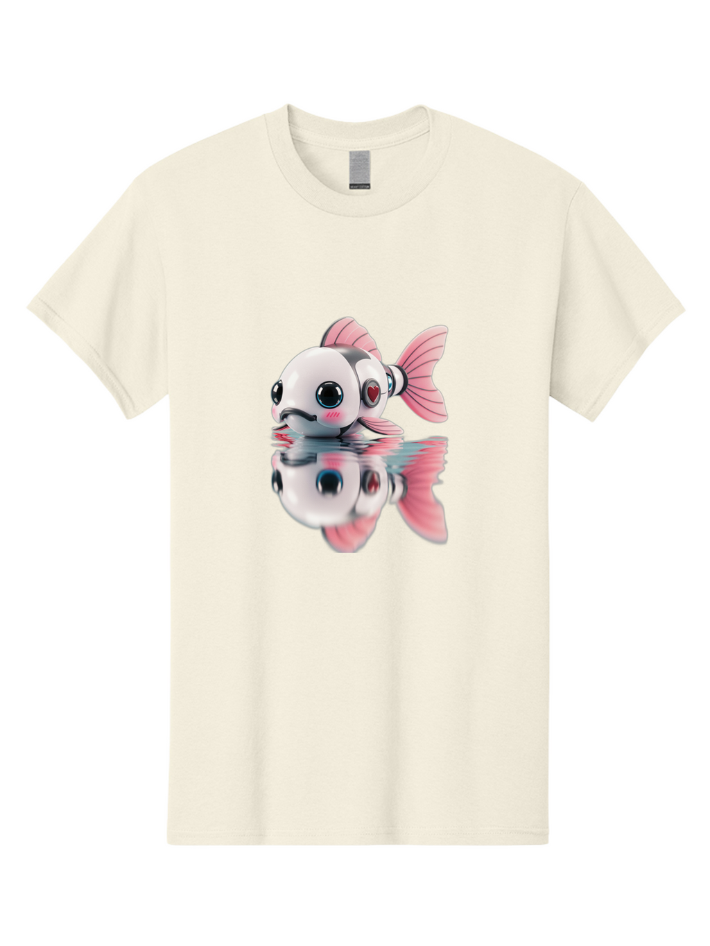 Robot-Fish-3 Men'S Graphic Tee, 100% Cotton, Comfortable Casual Summer Wear, Machine Washable, Vintage Camera, Old Camera, Antique Camera, Black Camera, Classic Photography, Photography Equipment, Nostalgic Device, Film Camera, Camera Art Bal246