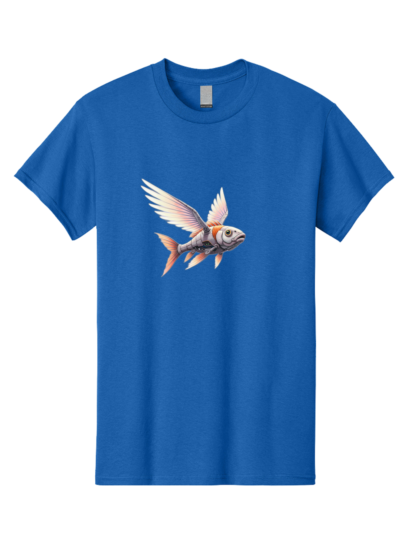 Robot-Fish-Flying Men'S Graphic Tee, 100% Cotton, Comfortable Casual Summer Wear, Machine Washable, Vintage Camera, Old Camera, Antique Camera, Black Camera, Classic Photography, Photography Equipment, Nostalgic Device, Film Camera, Camera Art Bal250