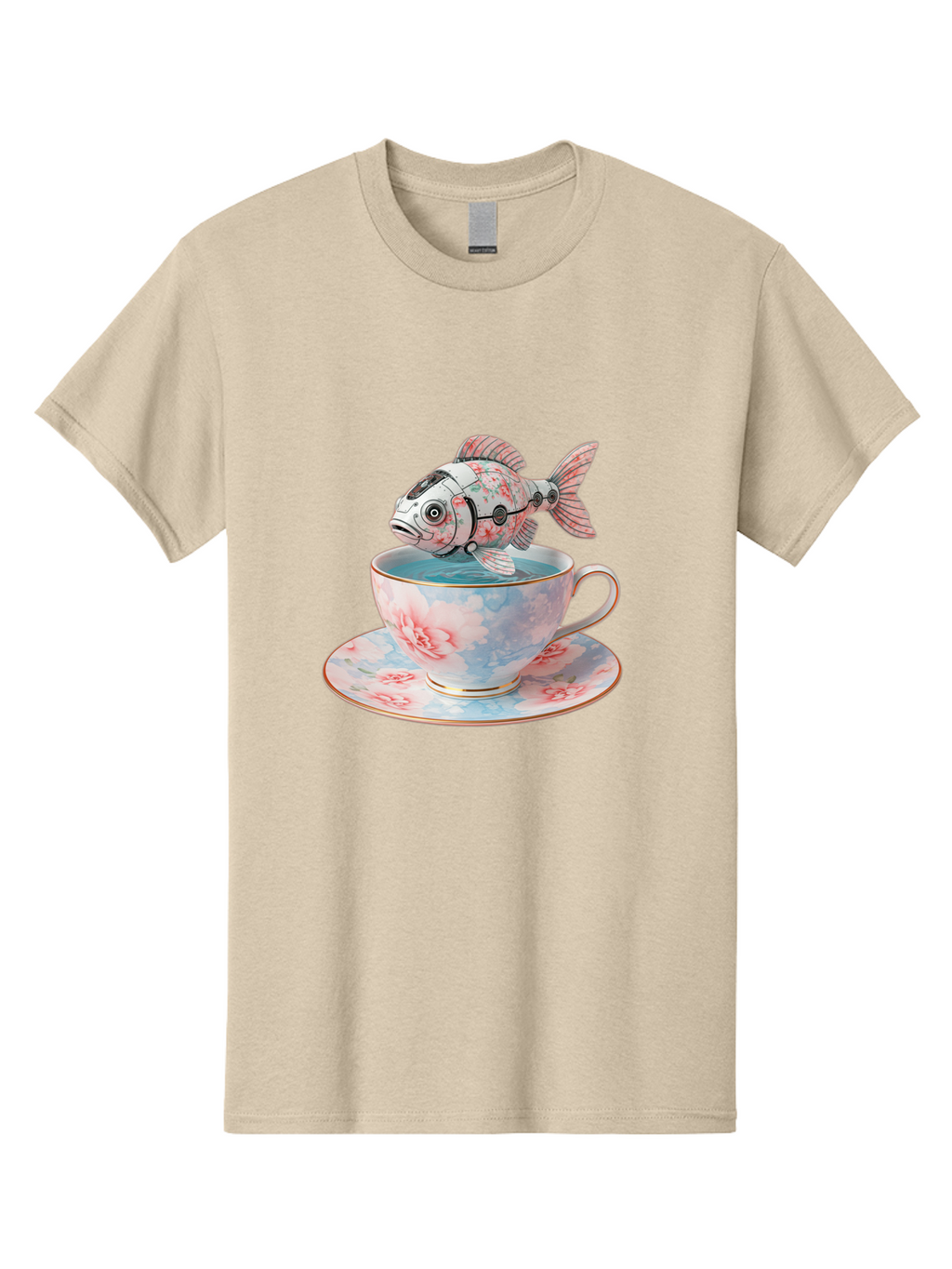Robot-Fish-In-Teacup Men'S Graphic Tee, 100% Cotton, Comfortable Casual Summer Wear, Machine Washable, Vintage Camera, Old Camera, Antique Camera, Black Camera, Classic Photography, Photography Equipment, Nostalgic Device, Film Camera, Bal252