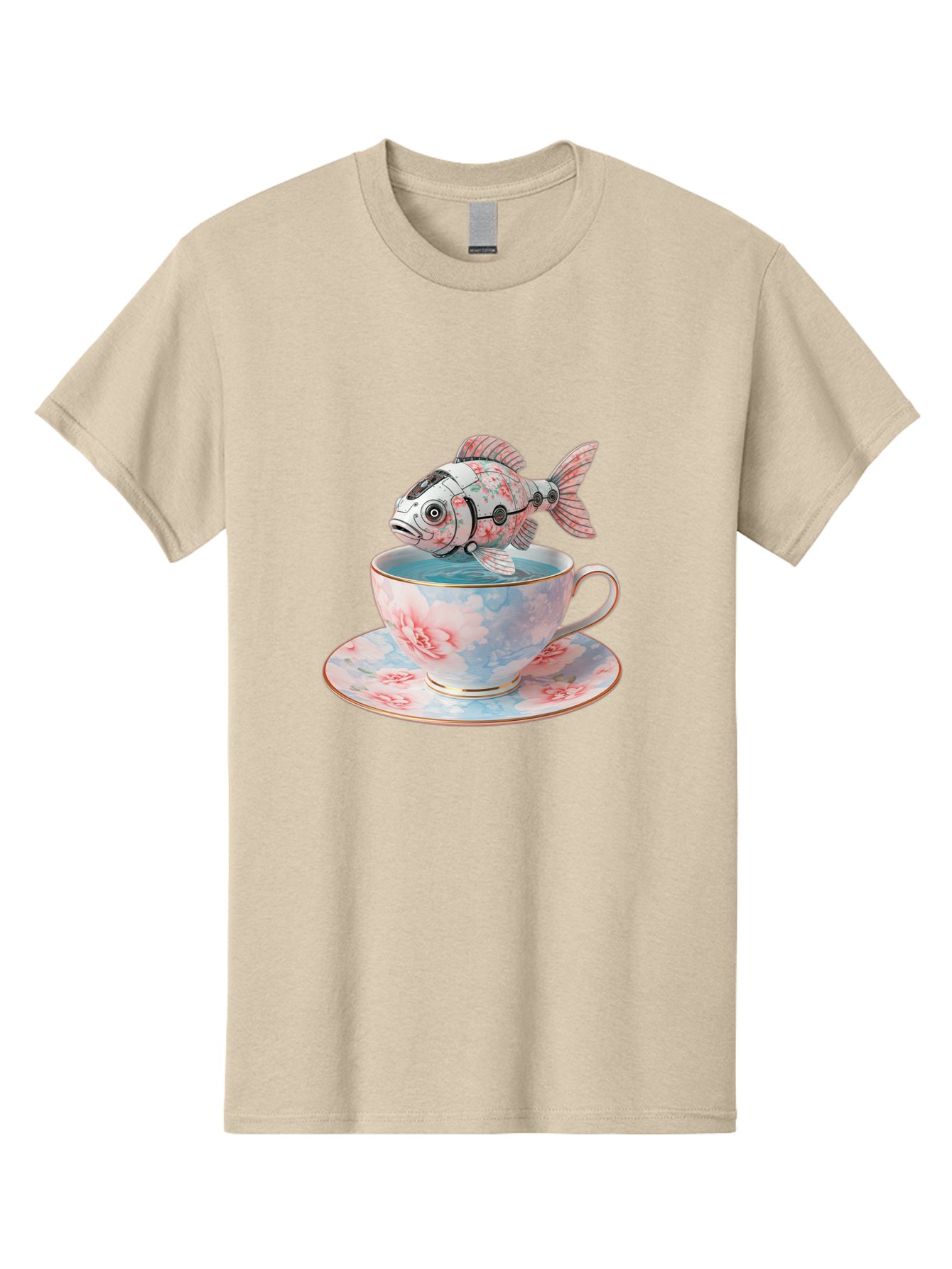 Robot-Fish-In-Teacup Men'S Graphic Tee, 100% Cotton, Comfortable Casual Summer Wear, Machine Washable, Vintage Camera, Old Camera, Antique Camera, Black Camera, Classic Photography, Photography Equipment, Nostalgic Device, Film Camera, Bal252