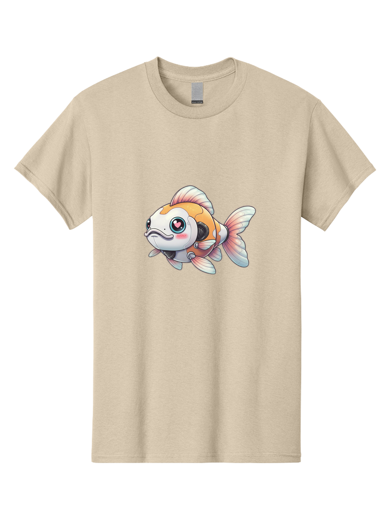 Robot-Goldfish-1 Men'S Graphic Tee, 100% Cotton, Comfortable Casual Summer Wear, Machine Washable, Vintage Camera, Old Camera, Antique Camera, Black Camera, Classic Photography, Photography Equipment, Nostalgic Device, Film Camera, Camera Art Bal255