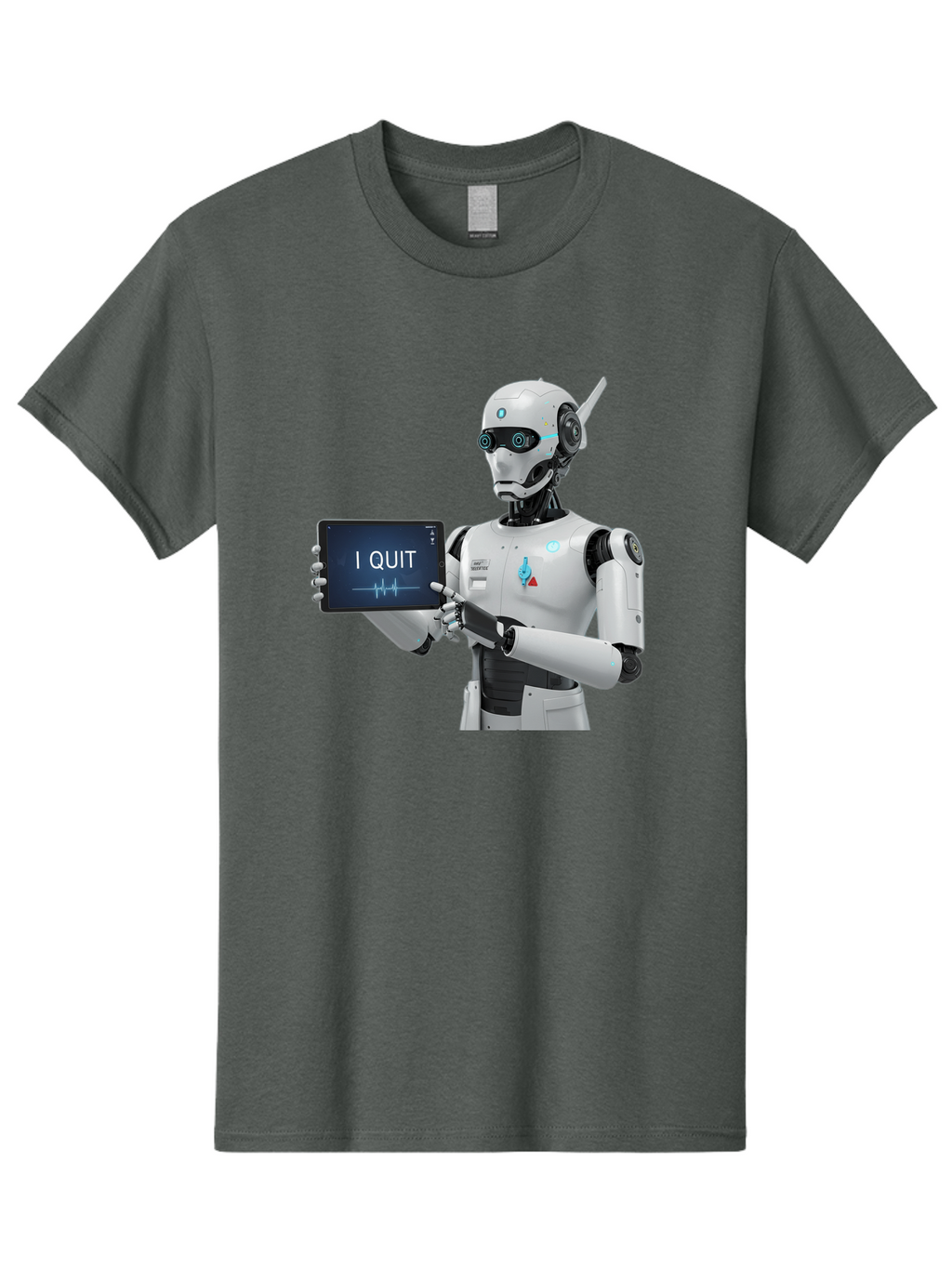 Robot-Quitting Men'S Graphic Tee, 100% Cotton, Comfortable Casual Summer Wear, Machine Washable, Vintage Camera, Old Camera, Antique Camera, Black Camera, Classic Photography, Photography Equipment, Nostalgic Device, Film Camera, Camera Art Bal260