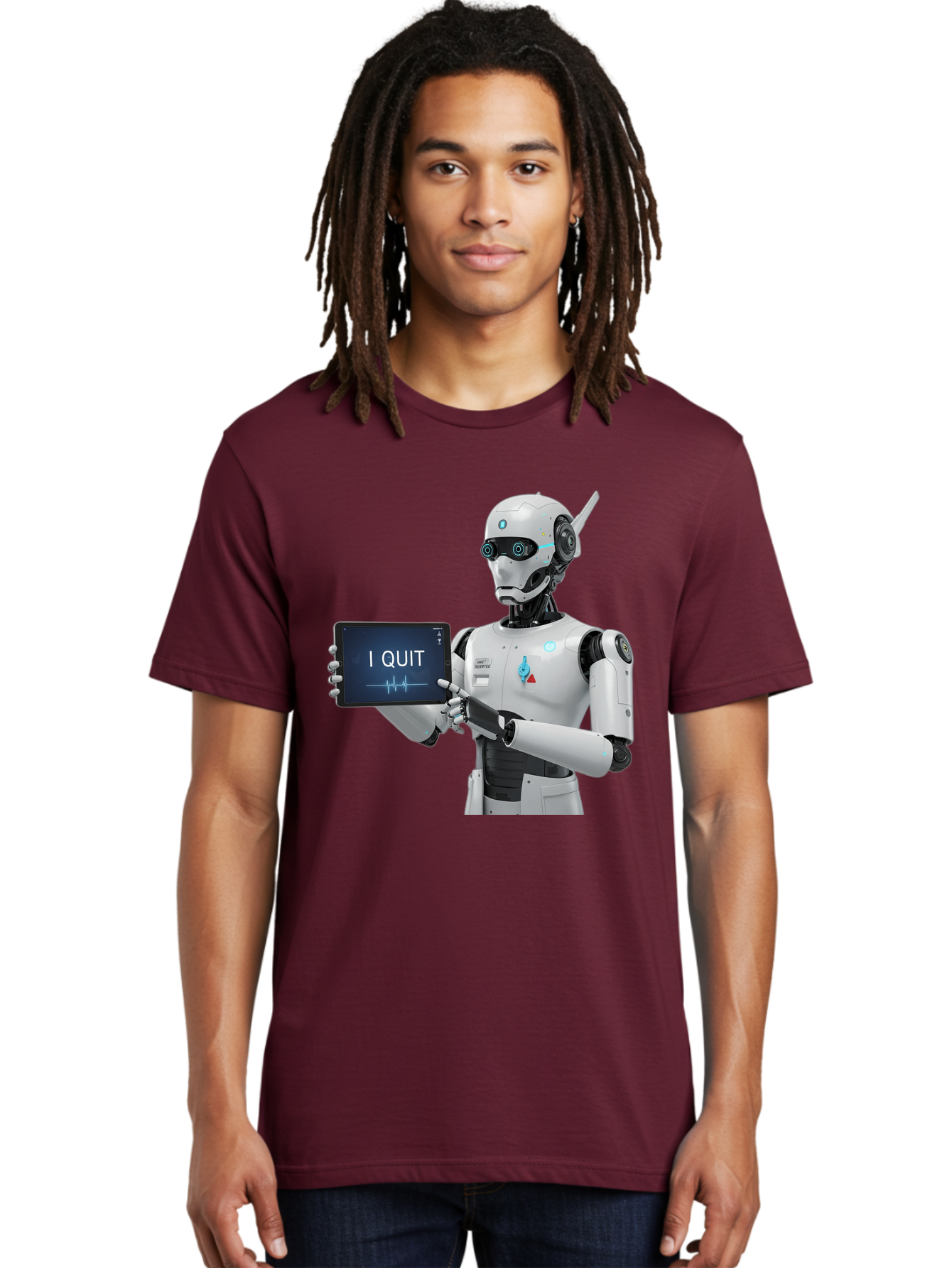 Robot-Quitting Men'S Graphic Tee, 100% Cotton, Comfortable Casual Summer Wear, Machine Washable, Vintage Camera, Old Camera, Antique Camera, Black Camera, Classic Photography, Photography Equipment, Nostalgic Device, Film Camera, Camera Art Bal260