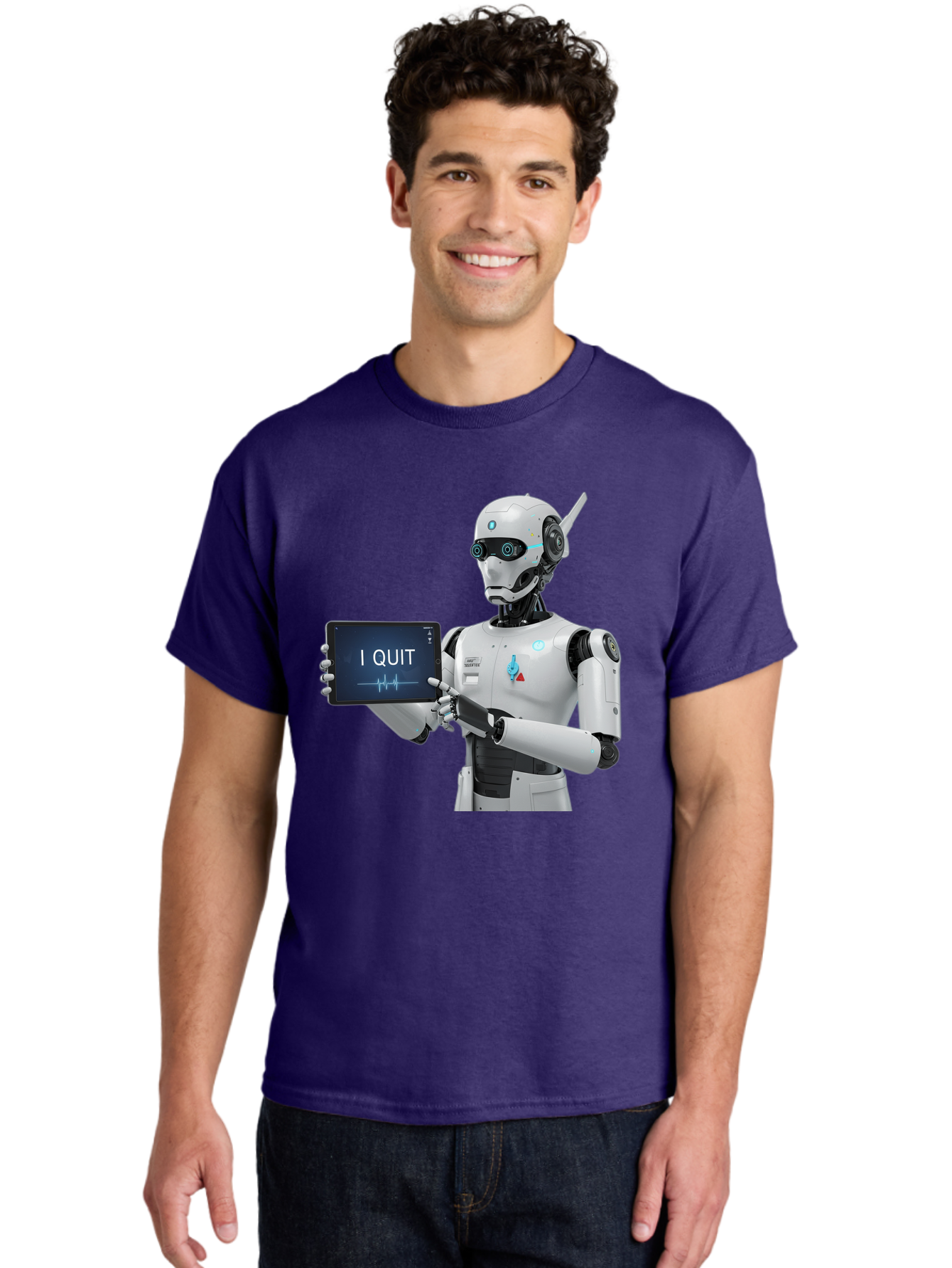 Robot-Quitting Men'S Graphic Tee, 100% Cotton, Comfortable Casual Summer Wear, Machine Washable, Vintage Camera, Old Camera, Antique Camera, Black Camera, Classic Photography, Photography Equipment, Nostalgic Device, Film Camera, Camera Art Bal260
