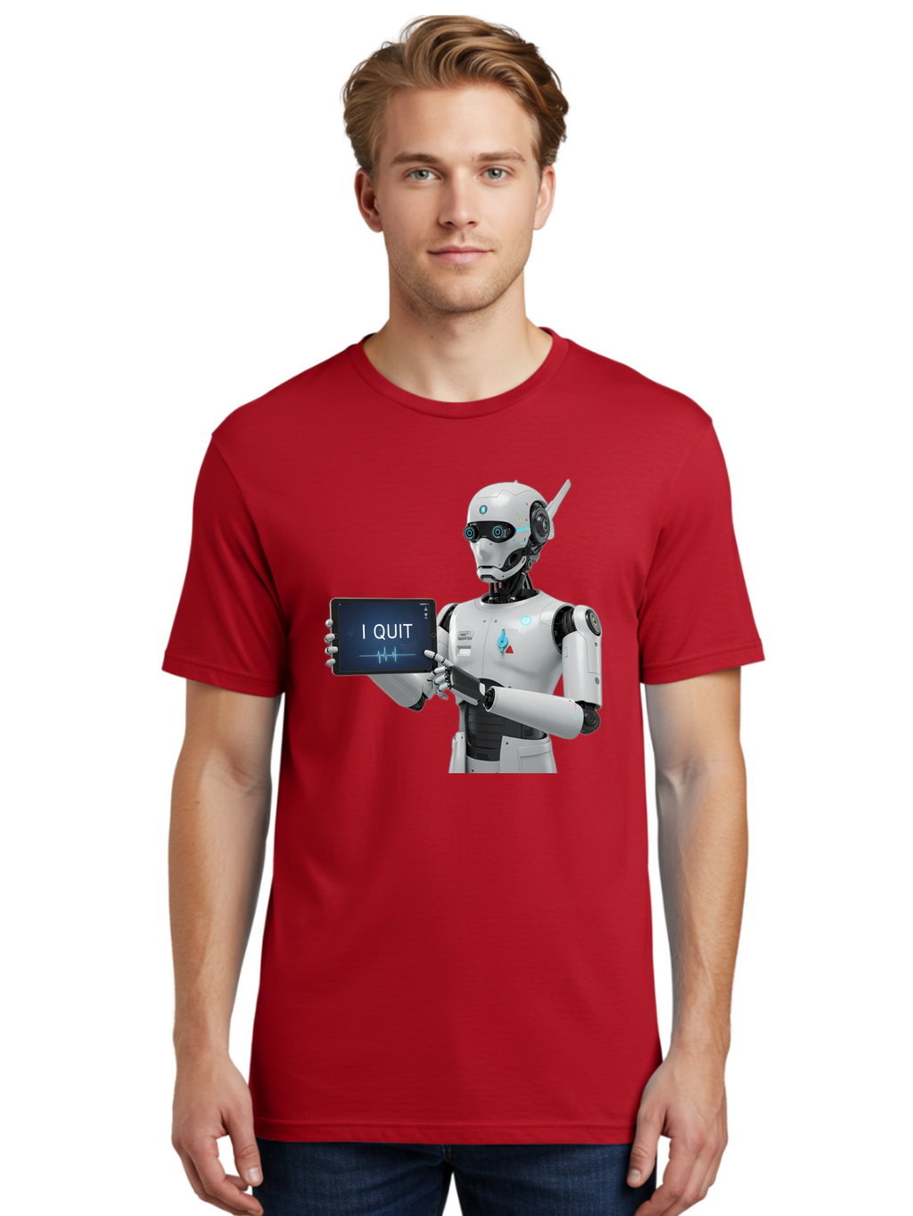 Robot-Quitting Men'S Graphic Tee, 100% Cotton, Comfortable Casual Summer Wear, Machine Washable, Vintage Camera, Old Camera, Antique Camera, Black Camera, Classic Photography, Photography Equipment, Nostalgic Device, Film Camera, Camera Art Bal260