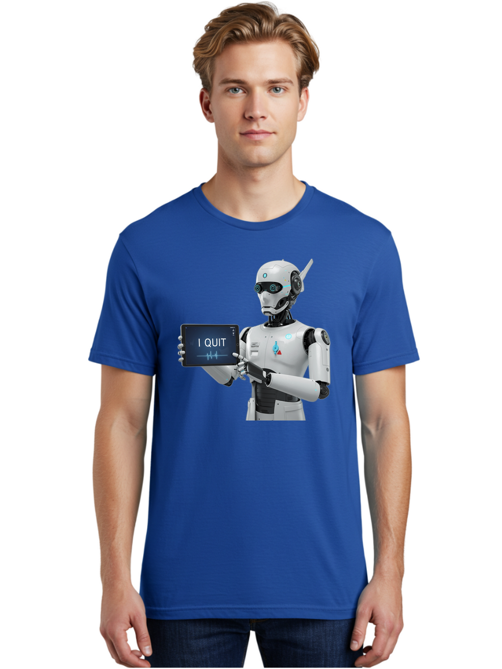 Robot-Quitting Men'S Graphic Tee, 100% Cotton, Comfortable Casual Summer Wear, Machine Washable, Vintage Camera, Old Camera, Antique Camera, Black Camera, Classic Photography, Photography Equipment, Nostalgic Device, Film Camera, Camera Art Bal260