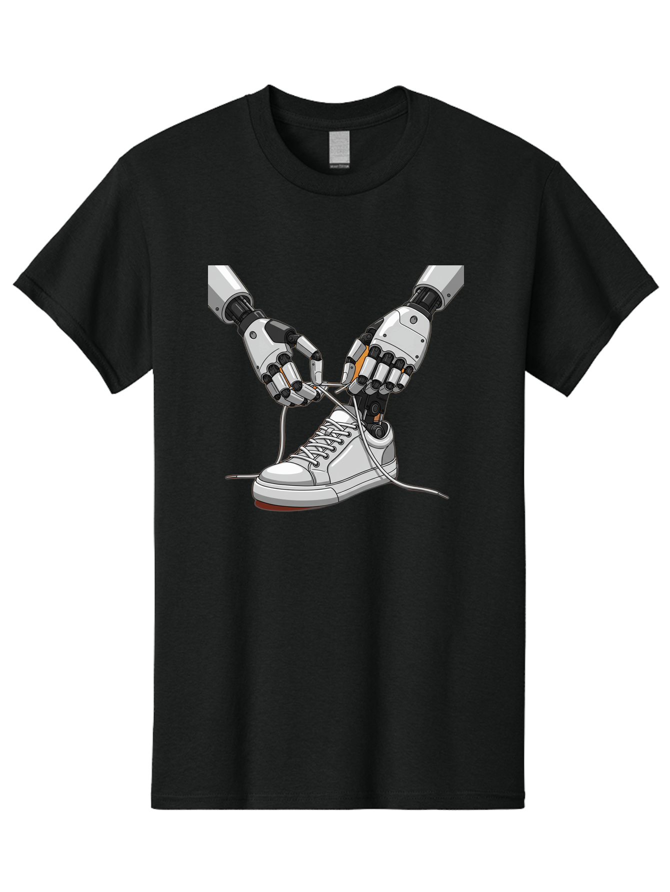 Robot-Tying-Shoe Men'S Graphic Tee, 100% Cotton, Comfortable Casual Summer Wear, Machine Washable, Vintage Camera, Old Camera, Antique Camera, Black Camera, Classic Photography, Photography Equipment, Nostalgic Device, Film Camera, Camera Art Bal263