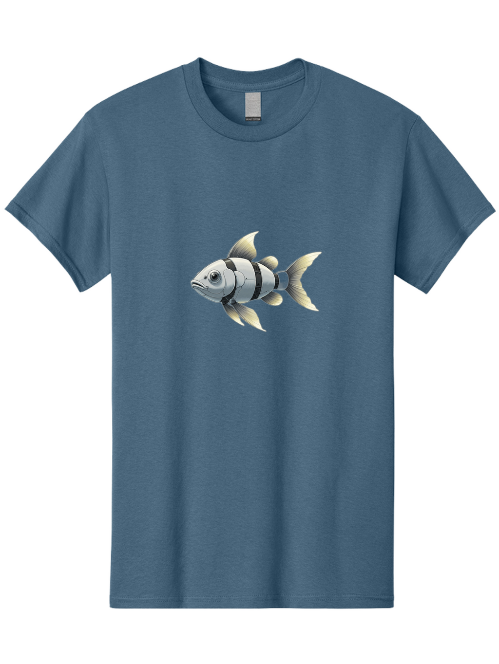 Robotic-Fish-1 Men'S Graphic Tee, 100% Cotton, Comfortable Casual Summer Wear, Machine Washable, Vintage Camera, Old Camera, Antique Camera, Black Camera, Classic Photography, Photography Equipment, Nostalgic Device, Film Camera, Camera Art Bal265