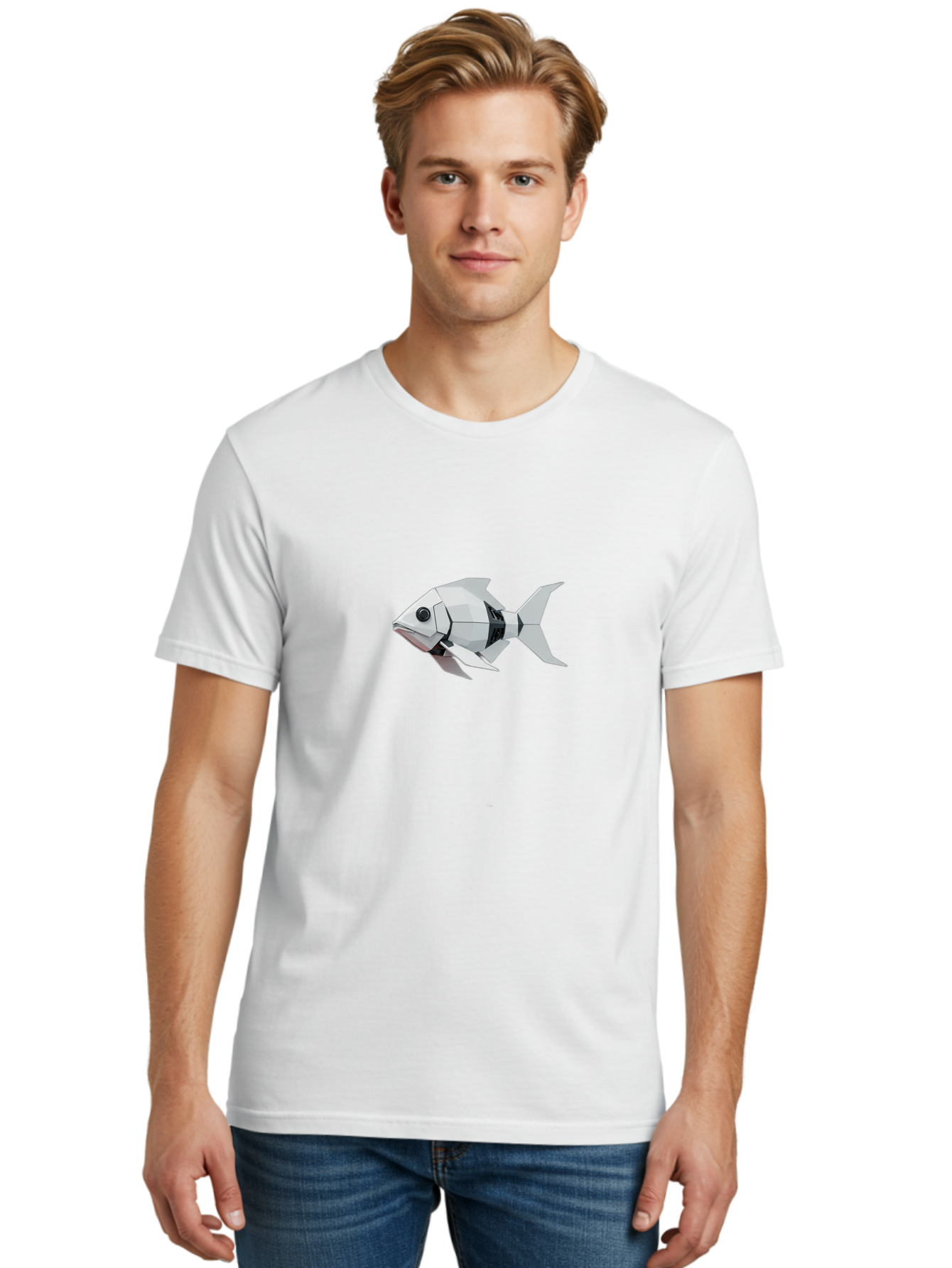Robotic-Fish Men'S Graphic Tee, 100% Cotton, Comfortable Casual Summer Wear, Machine Washable, Vintage Camera, Old Camera, Antique Camera, Black Camera, Classic Photography, Photography Equipment, Nostalgic Device, Film Camera, Camera Art Bal268