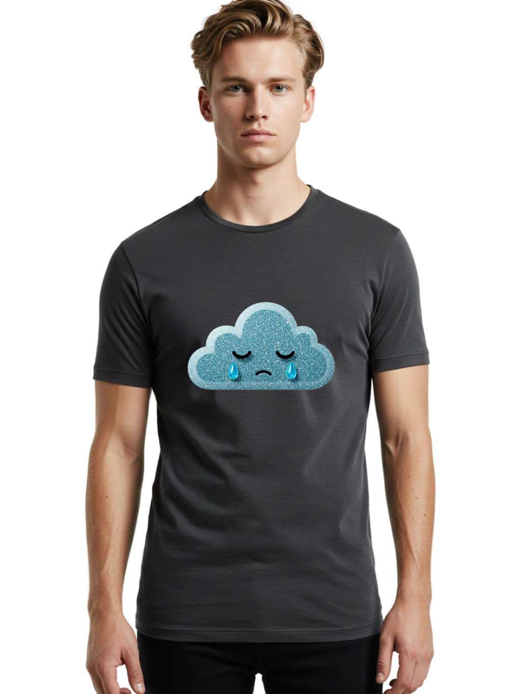 Sad-Cloud Men'S Graphic Tee, 100% Cotton, Comfortable Casual Summer Wear, Machine Washable, Vintage Camera, Old Camera, Antique Camera, Black Camera, Classic Photography, Photography Equipment, Nostalgic Device, Film Camera, Camera Art Bal271