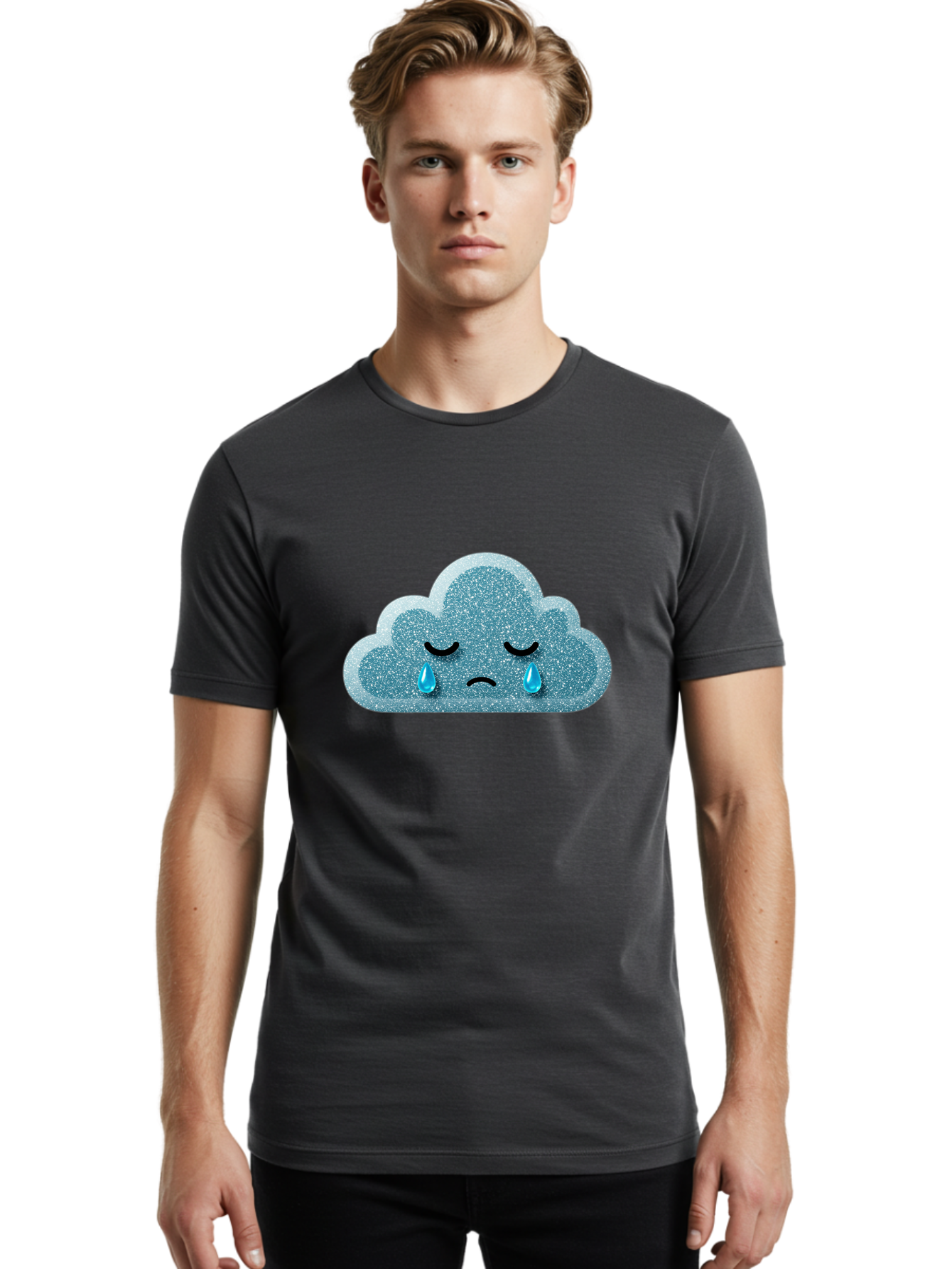 Sad-Cloud Men'S Graphic Tee, 100% Cotton, Comfortable Casual Summer Wear, Machine Washable, Vintage Camera, Old Camera, Antique Camera, Black Camera, Classic Photography, Photography Equipment, Nostalgic Device, Film Camera, Camera Art Bal271