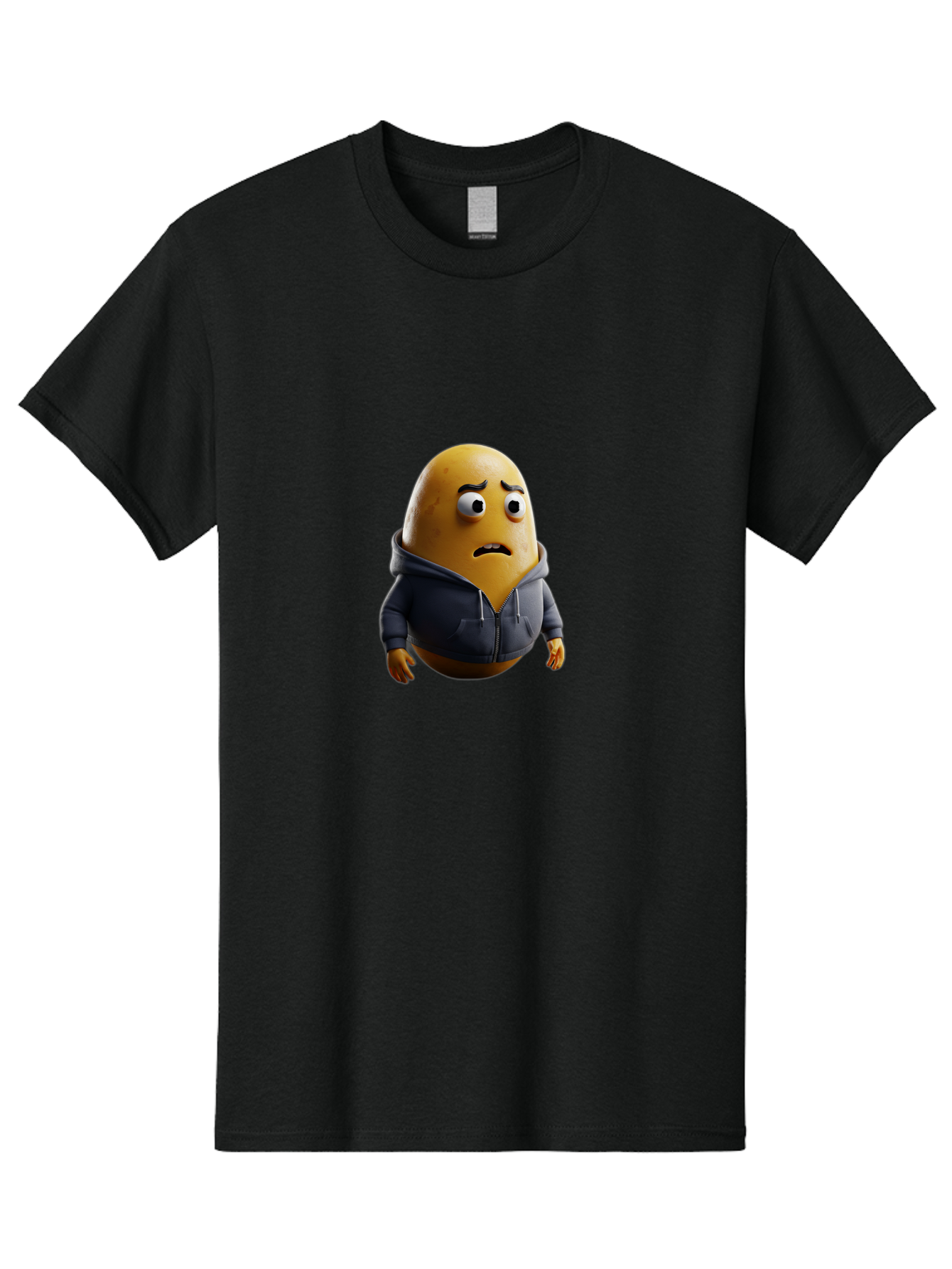 Sad-Egg-Character Men'S Graphic Tee, 100% Cotton, Comfortable Casual Summer Wear, Machine Washable, Vintage Camera, Old Camera, Antique Camera, Black Camera, Classic Photography, Photography Equipment, Nostalgic Device, Film Camera, Camera Art Bal272