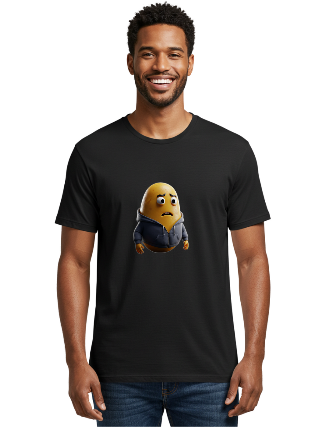 Sad-Egg-Character Men'S Graphic Tee, 100% Cotton, Comfortable Casual Summer Wear, Machine Washable, Vintage Camera, Old Camera, Antique Camera, Black Camera, Classic Photography, Photography Equipment, Nostalgic Device, Film Camera, Camera Art Bal272