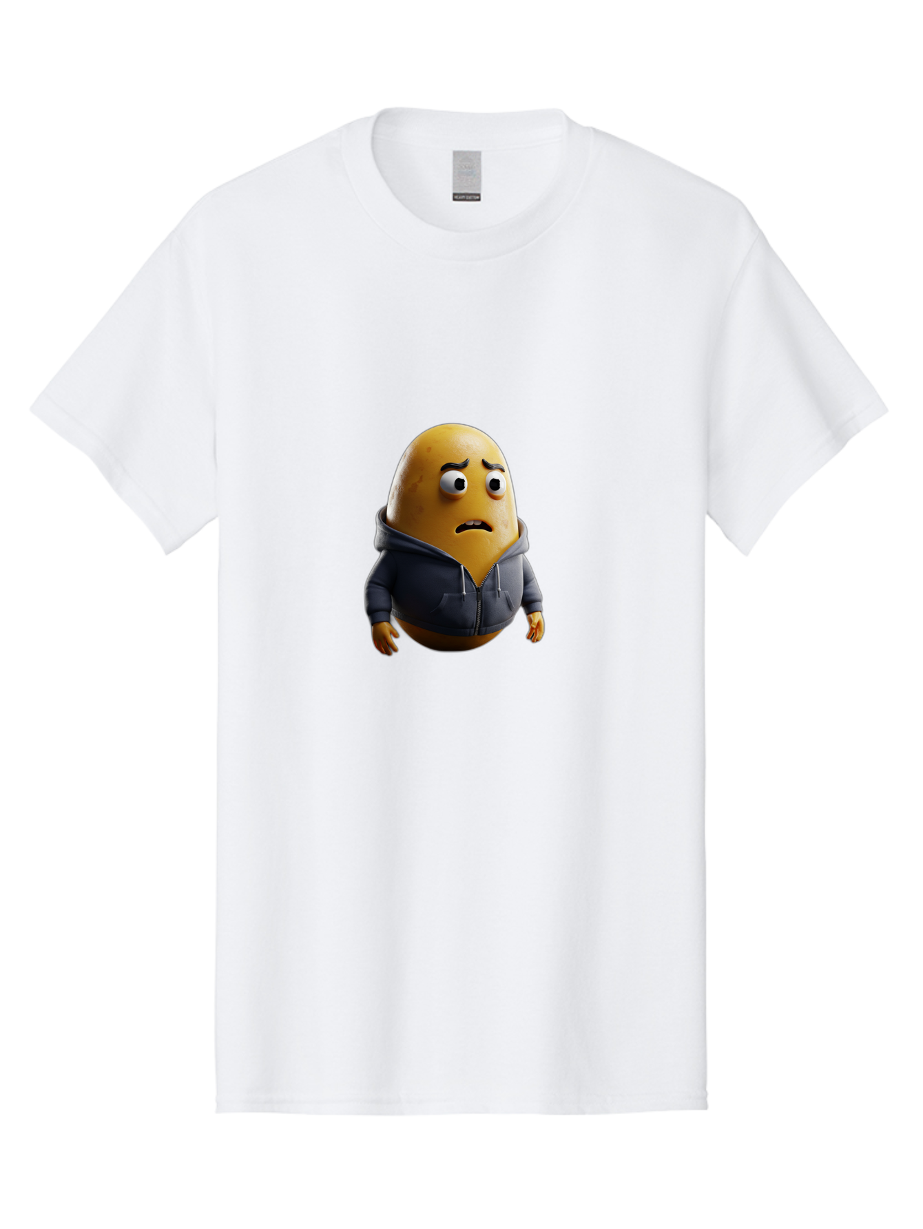 Sad-Egg-Character Men'S Graphic Tee, 100% Cotton, Comfortable Casual Summer Wear, Machine Washable, Vintage Camera, Old Camera, Antique Camera, Black Camera, Classic Photography, Photography Equipment, Nostalgic Device, Film Camera, Camera Art Bal272