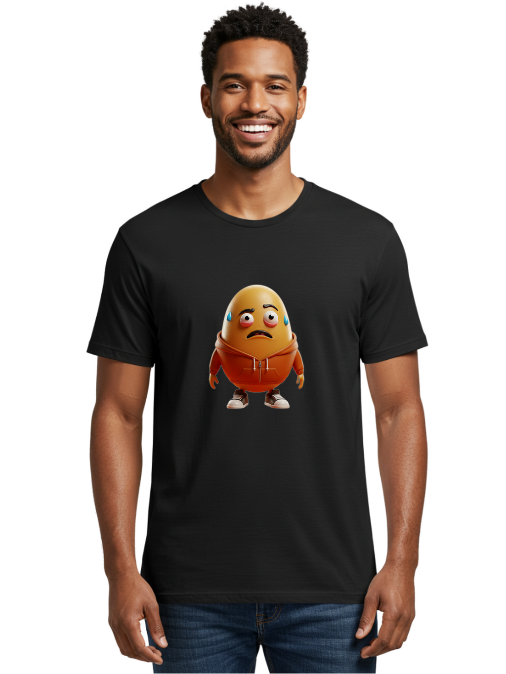 Sad-Egg Men'S Graphic Tee, 100% Cotton, Comfortable Casual Summer Wear, Machine Washable, Vintage Camera, Old Camera, Antique Camera, Black Camera, Classic Photography, Photography Equipment, Nostalgic Device, Film Camera, Camera Art Bal273