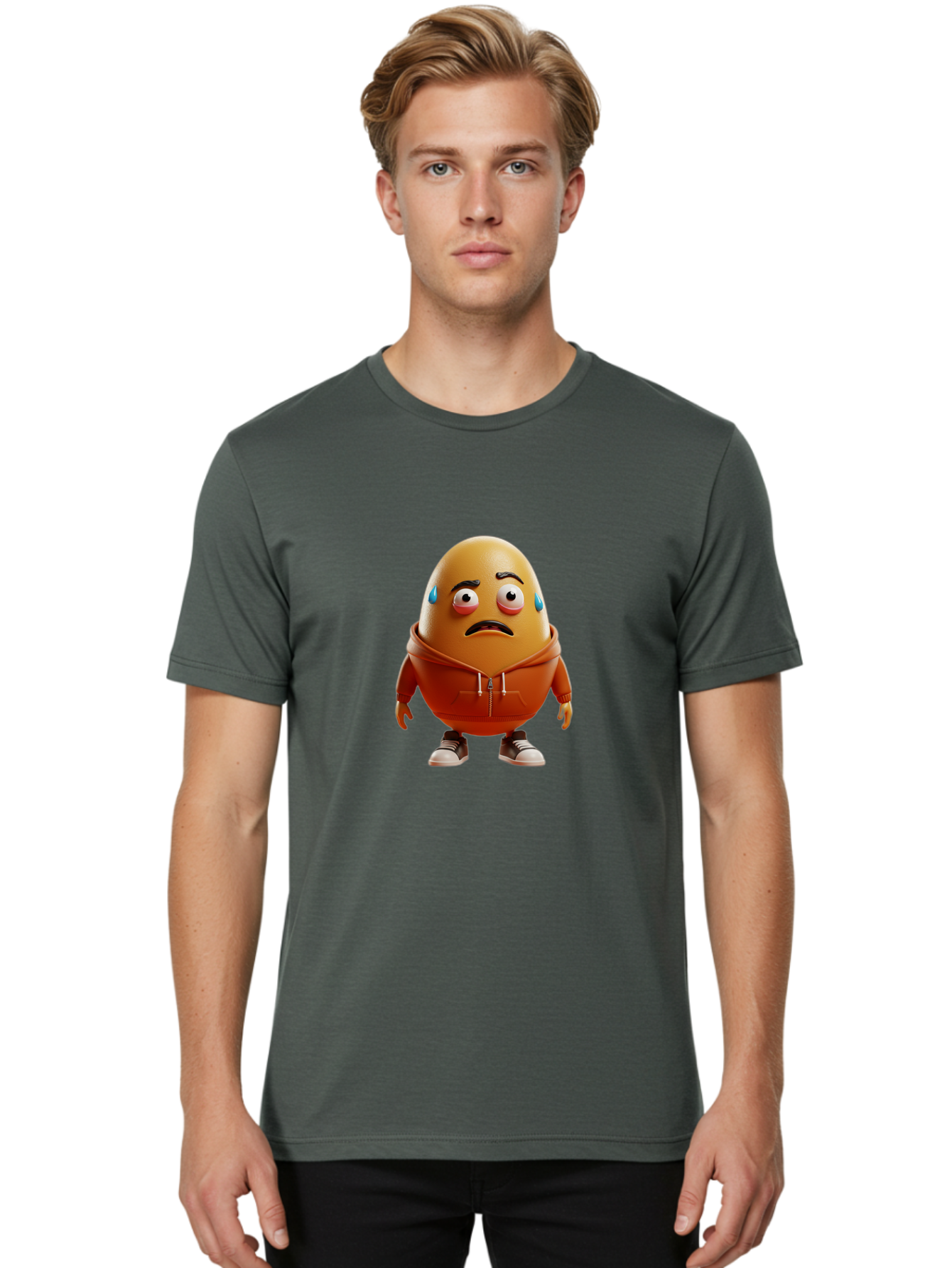 Sad-Egg Men'S Graphic Tee, 100% Cotton, Comfortable Casual Summer Wear, Machine Washable, Vintage Camera, Old Camera, Antique Camera, Black Camera, Classic Photography, Photography Equipment, Nostalgic Device, Film Camera, Camera Art Bal273