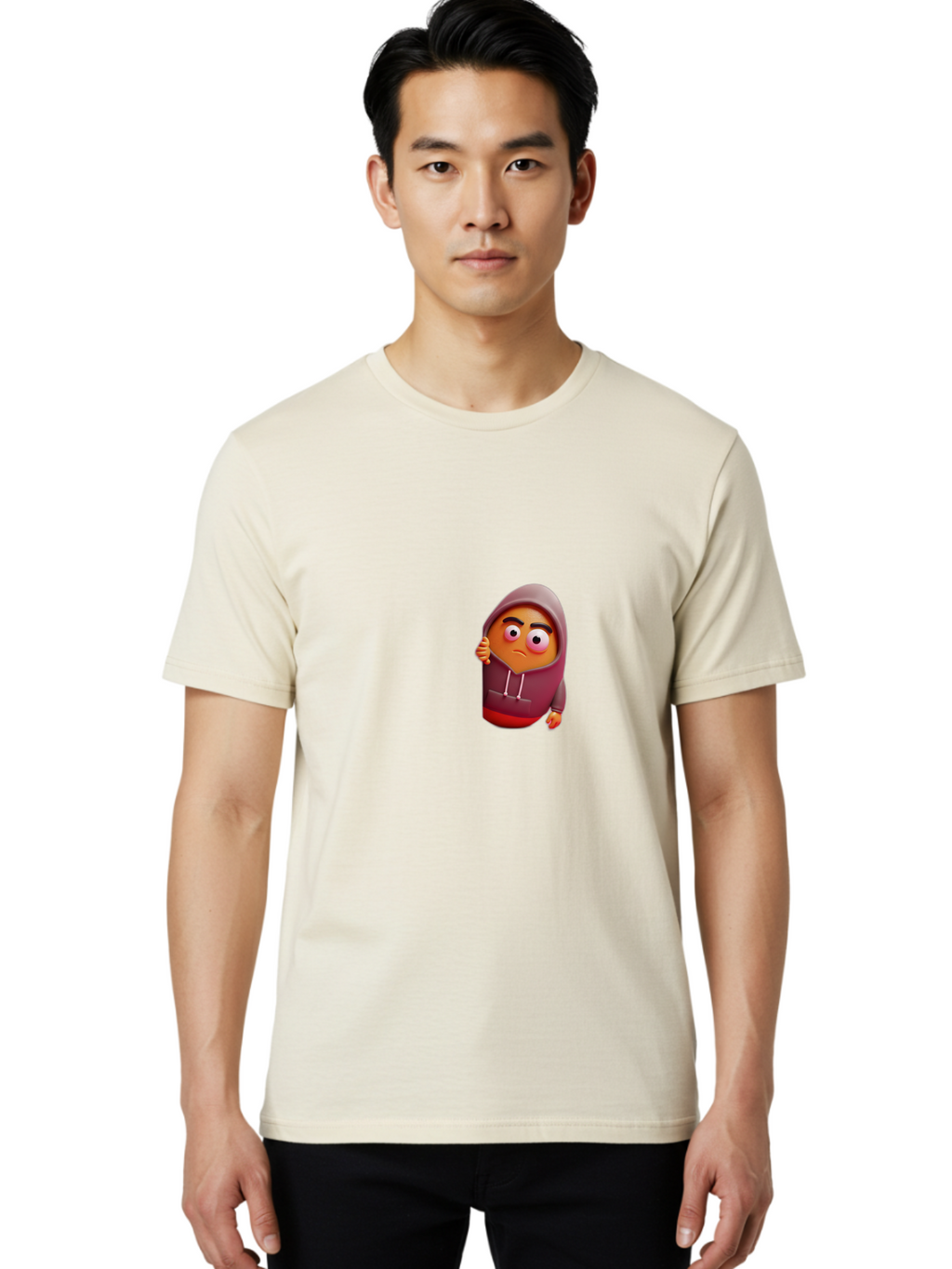 Sad-Emoji-1 Men'S Graphic Tee, 100% Cotton, Comfortable Casual Summer Wear, Machine Washable, Vintage Camera, Old Camera, Antique Camera, Black Camera, Classic Photography, Photography Equipment, Nostalgic Device, Film Camera, Camera Art Bal274